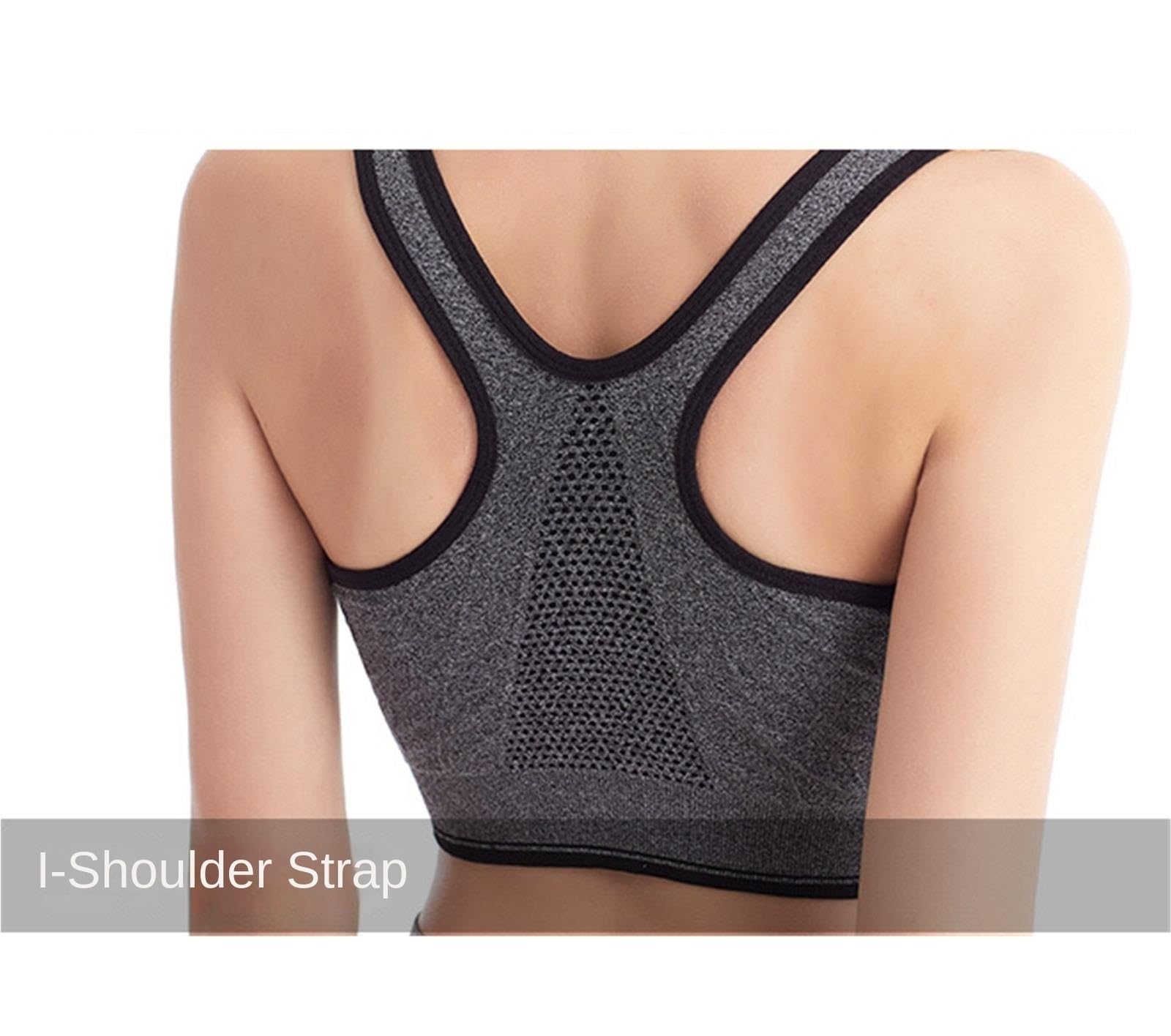 Sujetador Deportivo Mujer Sujetador Deportivo Con Cremallera Frontal For Mujer, Sin Aros, Adecuado For Yoga Y Fitness Sujetador Gimnasio