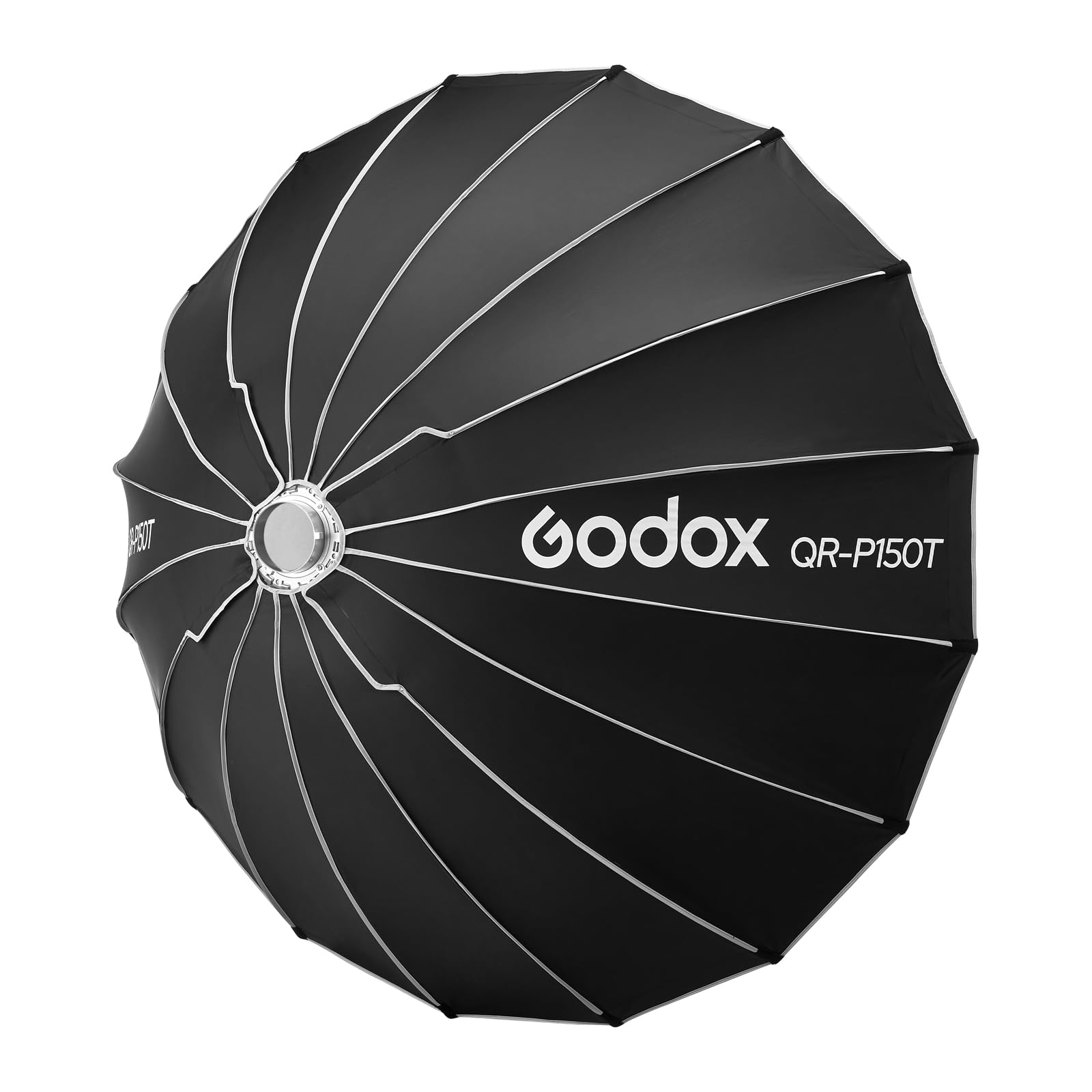 Godox QR-P150T Boîte à lumière parabolique à libération rapide avec grille en nid d'abeille, support Bowen avec diffuseur avant et intérieur sac de transport pour Godox MS300 MS300-V SK400II QT600III