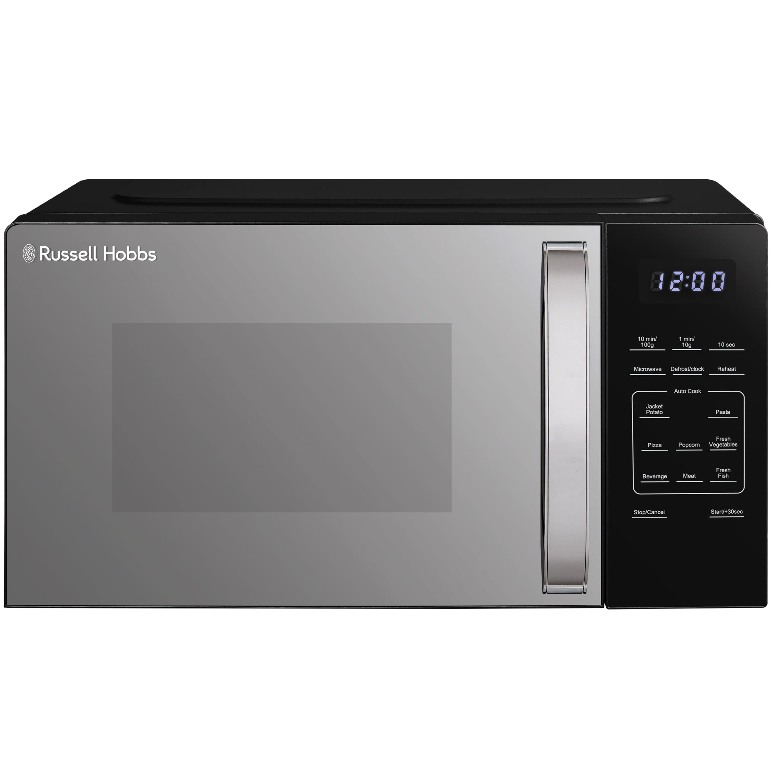 Russell Hobbs RHMT2045B 20 Litre Touch Control Digital Microwave Black - 800W power Solo Microwave Dimenisions (H x W x D)256 x 451 x 353 mm