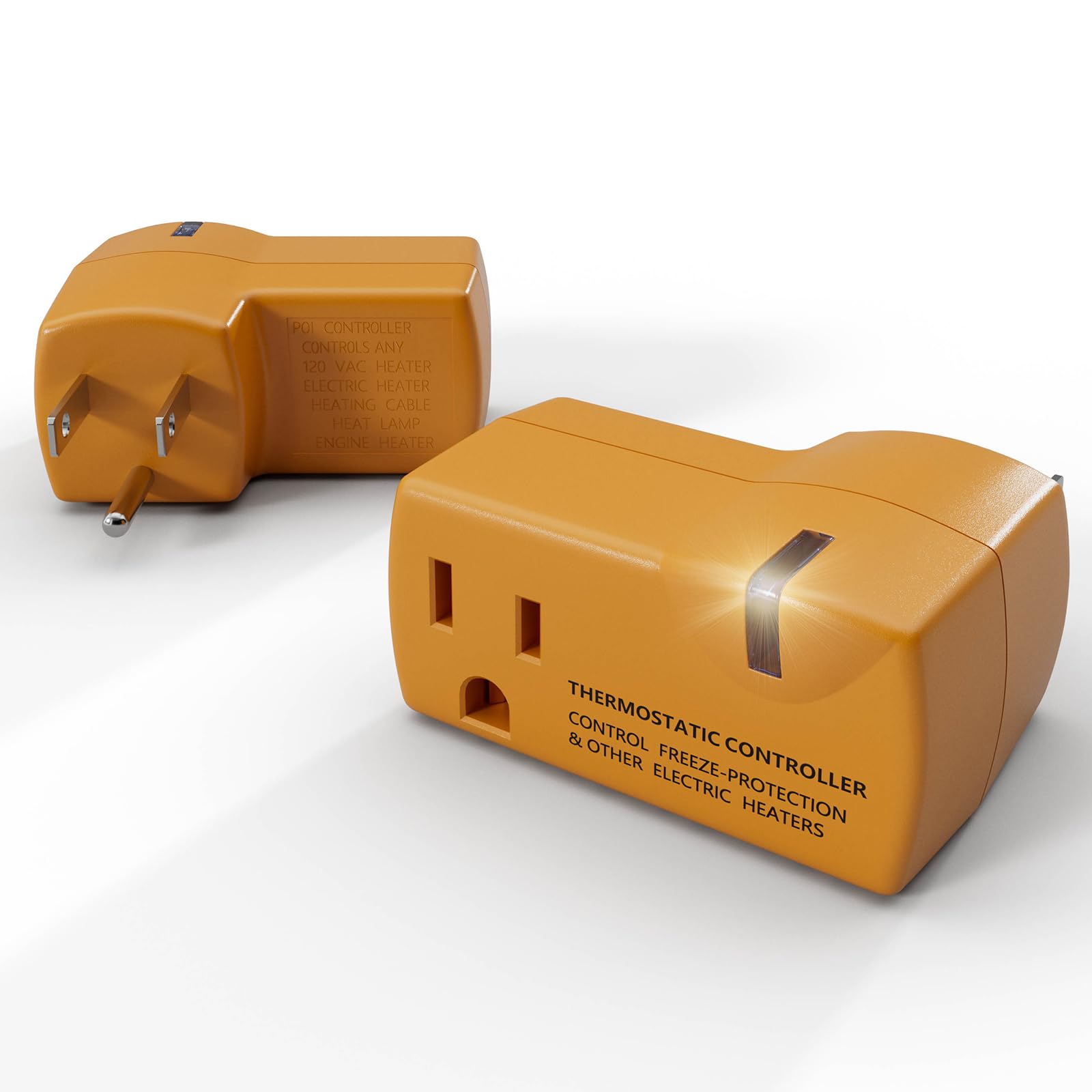 MAXKOSKO Freeze Thermostatically Controlled Outlet，Automatically Turn On Below 38 °F and Off Over 50 °F