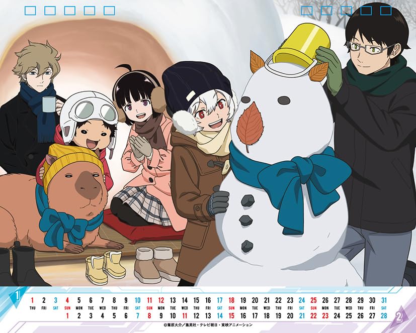 Amazon | 東映アニメーション 卓上 ワールドトリガー 2026年カレンダー