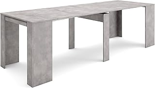 Extendable Console Table | Folding Dining Table | 260 | For 12 diners | Folding table | Modern Style | Concrete