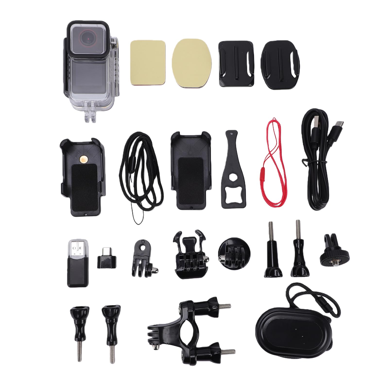 aqxreight Caméra d'action 4K 150 Ultra Grand Angle 30 M sous-Marine sans