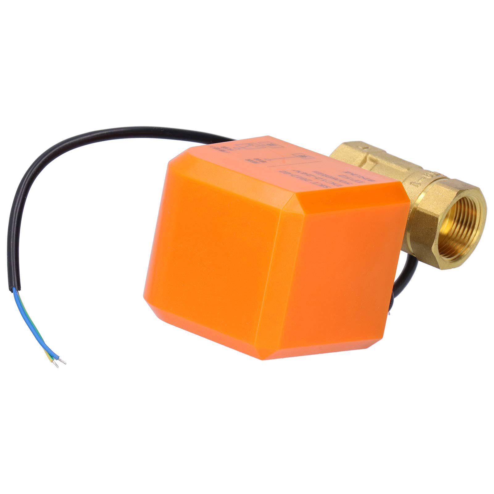 Zawór Kulowy Elektryczny Mosiądz 2 Przewody DC12 24V DN20 Gwint