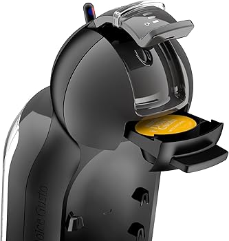 Krups Nescafé Dolce Gusto Mini Me Cafetera, cápsulas con 15 bares de presión, capacidad 0.8 L, bebidas frías o calientes, Play&Select, Thermoblock, 35 tipos café, Negra, KP12385