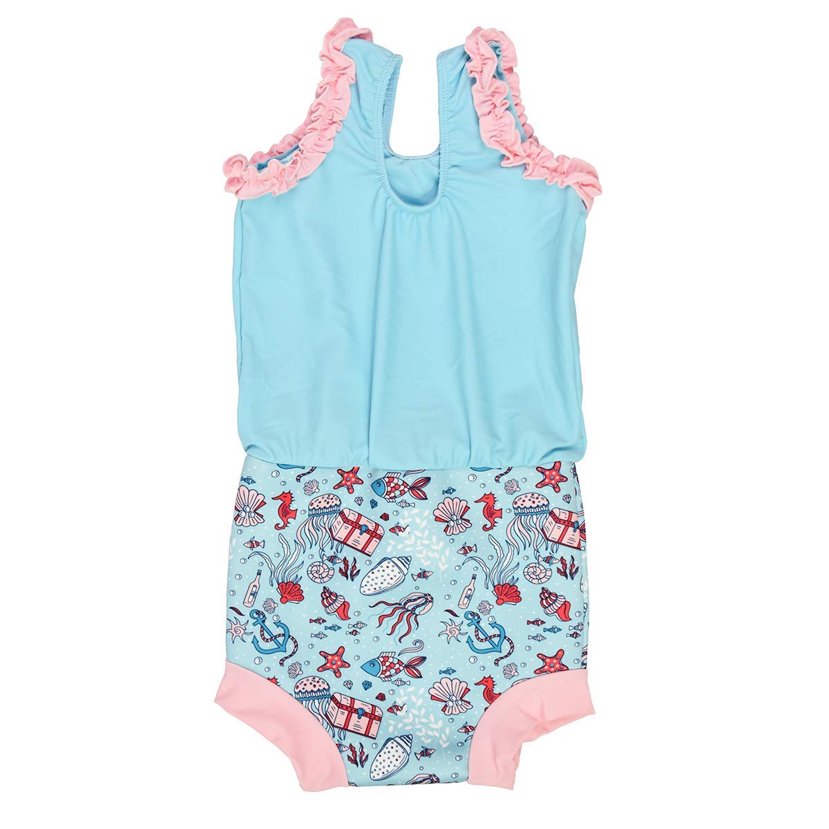 Splash About Happy Nappy Bañador pañal, Hidden Treasure, 3-8 meses