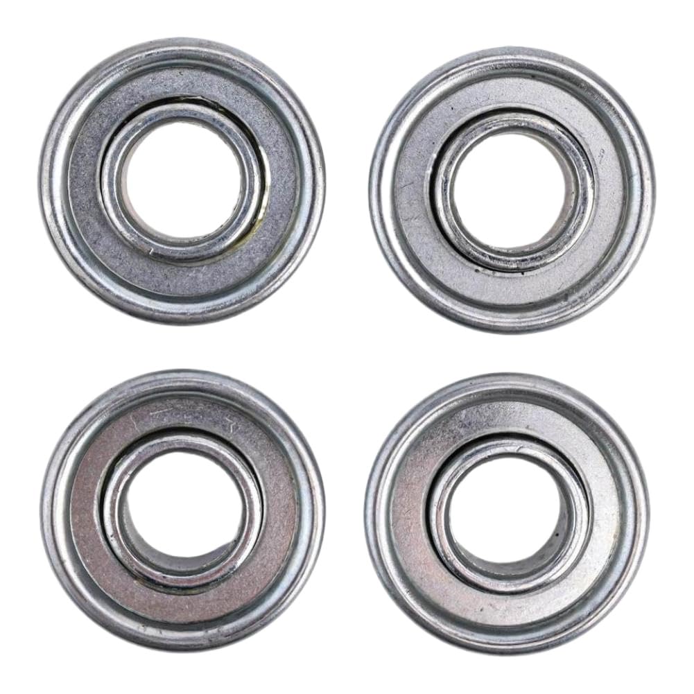 Paquet de 4 roulements de roue 12,7 mm x 28,6 mm pour tondeuses à gazon et outils de jardin