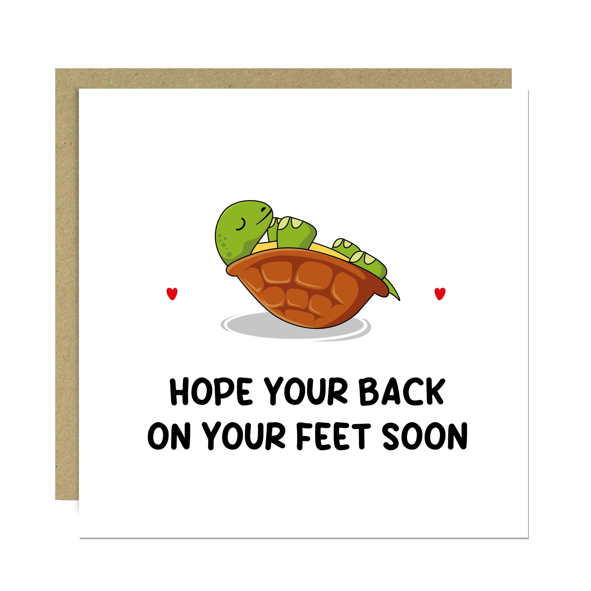 RED OCEAN Get Well Soon Card For Men Women Kids Speedy Recovery After Operation Illness Broken Leg Back On Your Feet Soon Card For Him Her