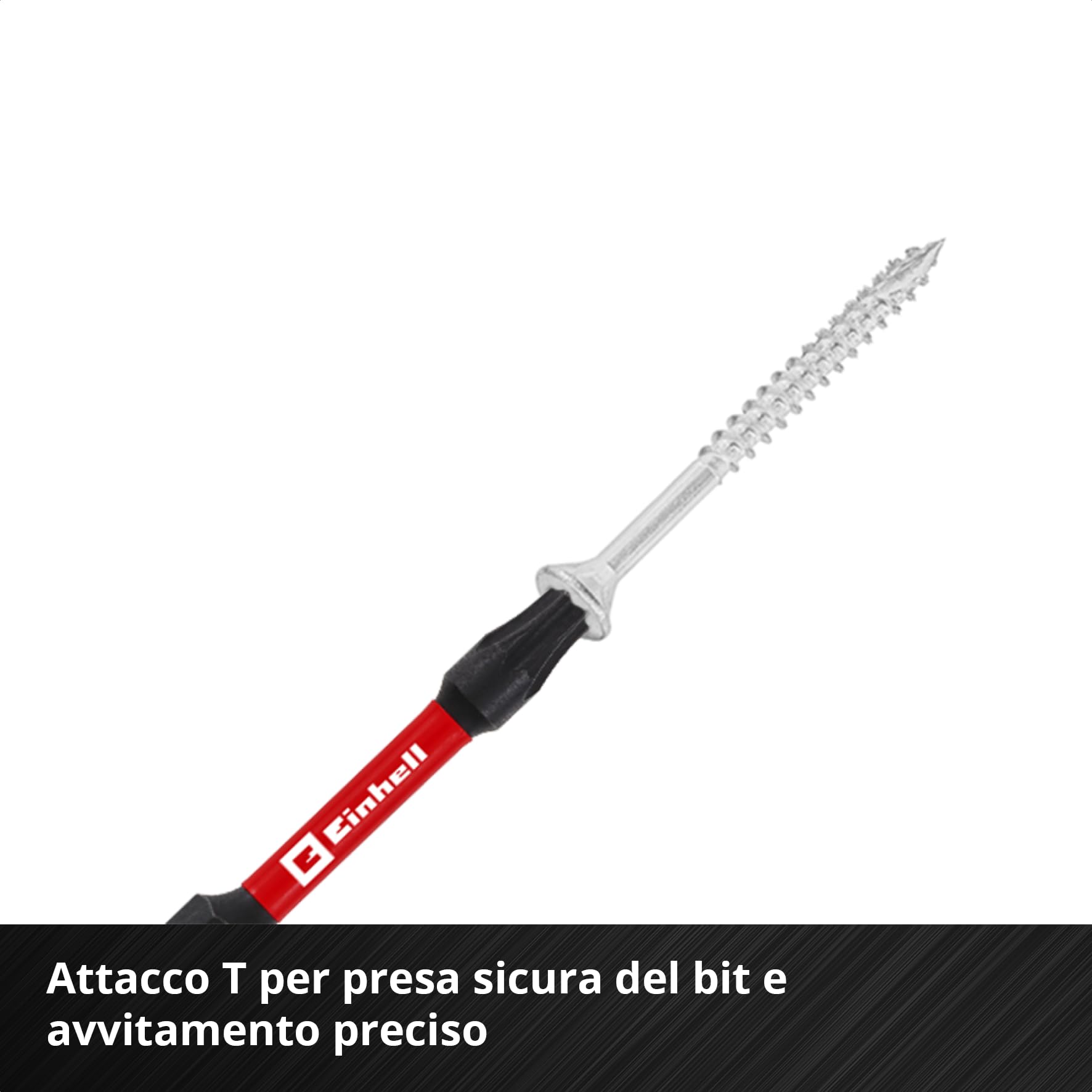 Einhell E-Case 2445 pezzi set di viti | Viti universali | T10-T30 | testa svasata | lunghezza 20-120 mm | valigetta di sistema | incl. set di 10 inserti a impatto