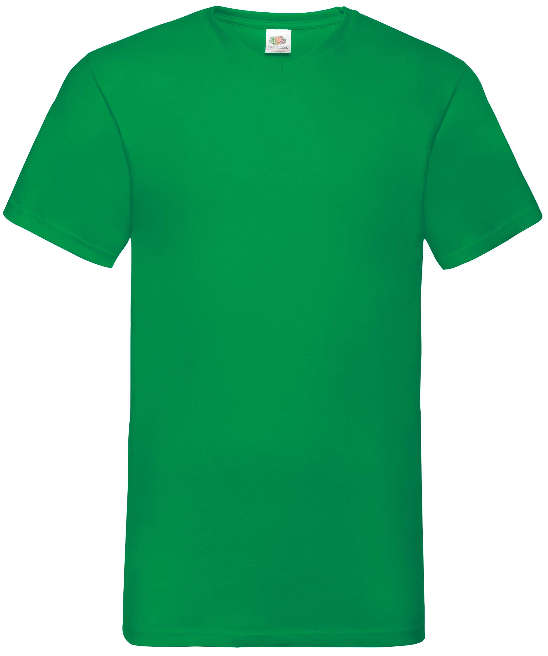 Fruit of the Loom Mens Valueweight V-Neck, Short Sleeve T-Shirt (M) (Kelly Green)