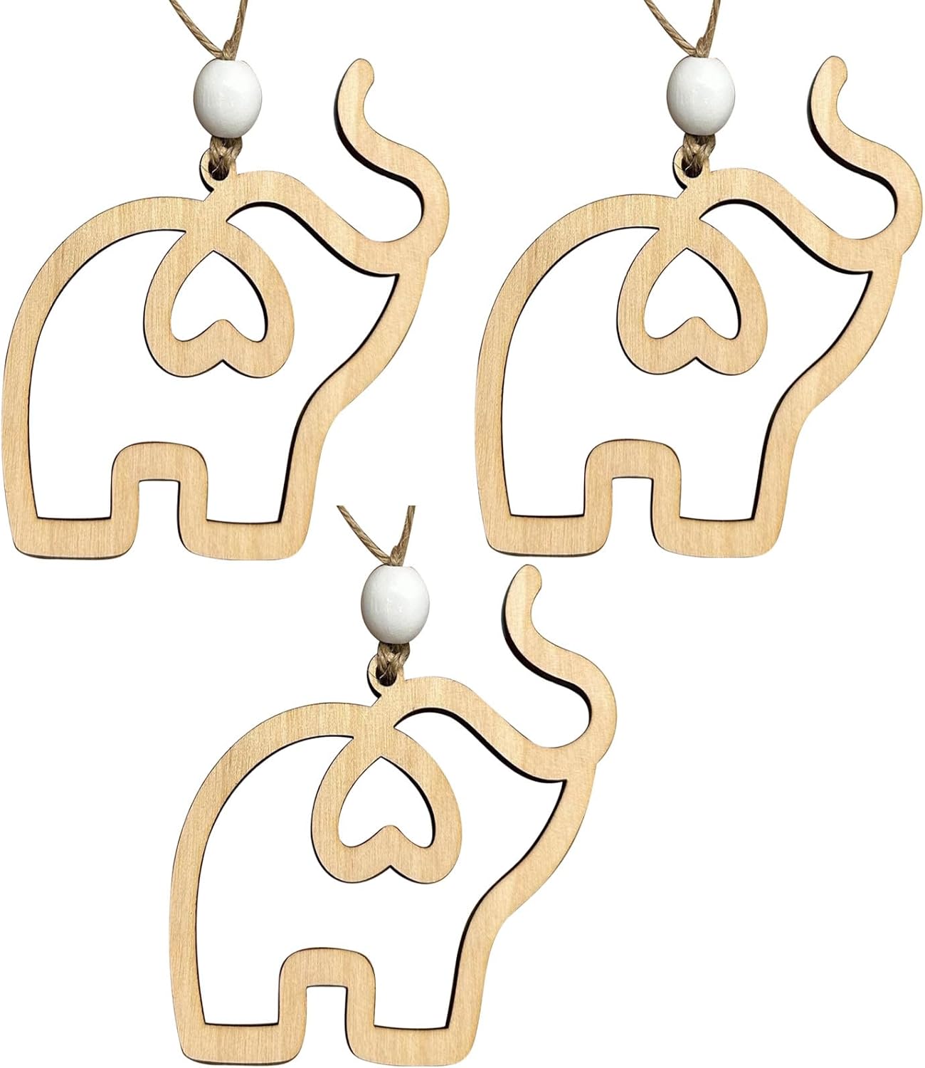 Christmas Tree Baubles Friendship Ornament, Wooden Tribe Christmas