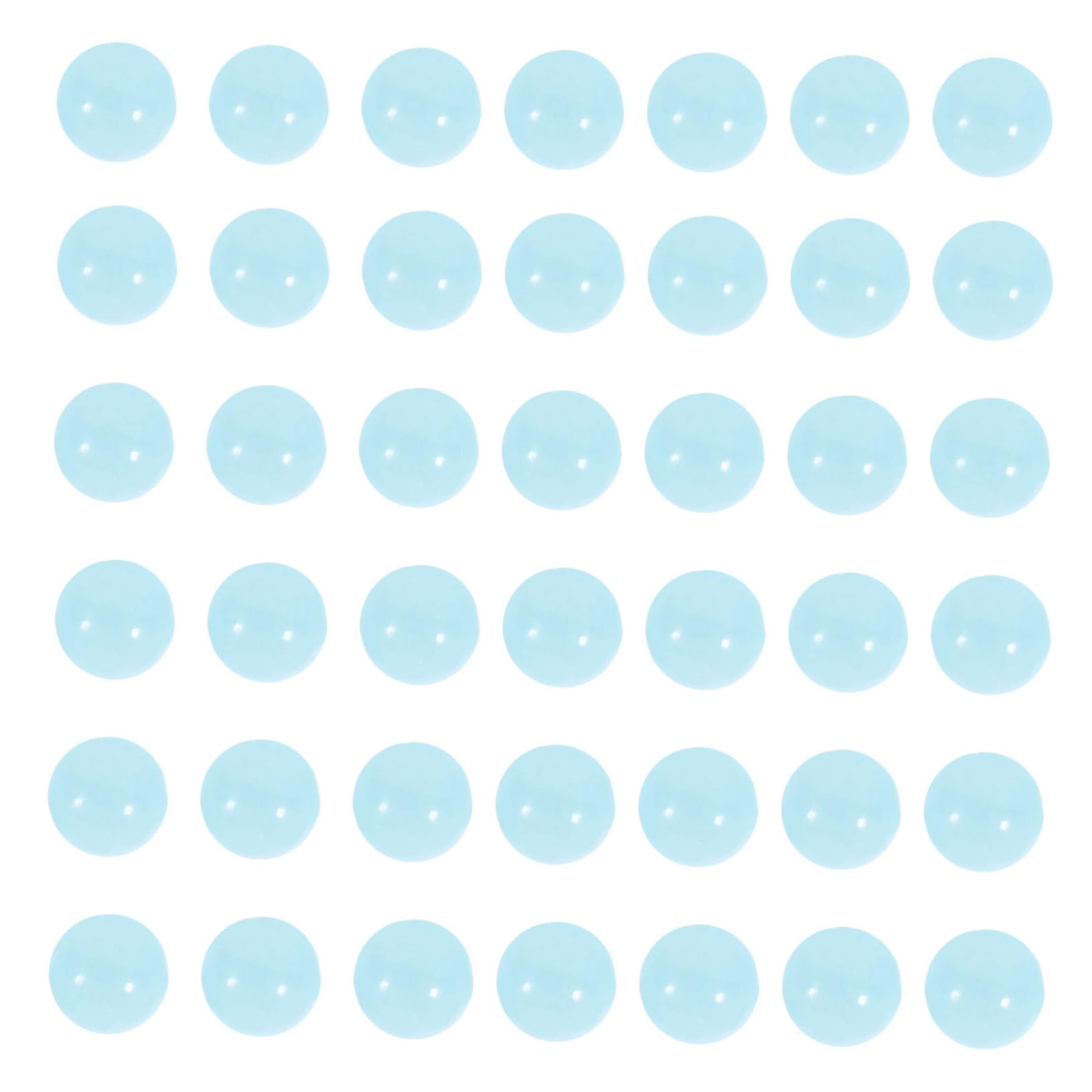 900 Piezas Cuentas Redondas Azules con Orificio Grande para Joyería Kit de Abalorios de Vidrio para Pulseras y Collares DIY Accesorios Artesanales Azul