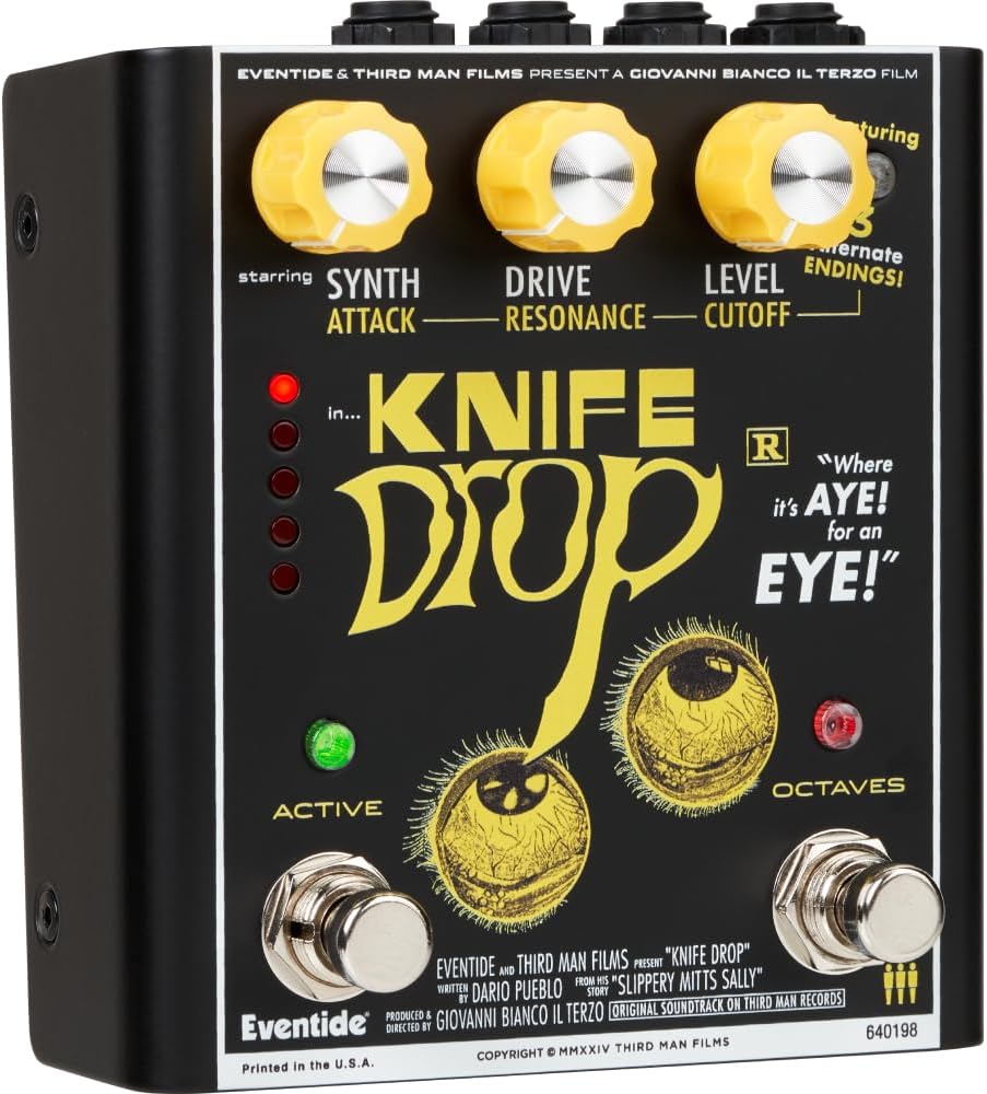 Eventide Knife Drop Suboctave Fuzz Synth Pedal