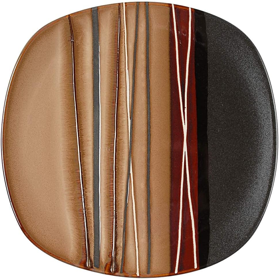 Home Trends Bazaar Brown Salad Plate