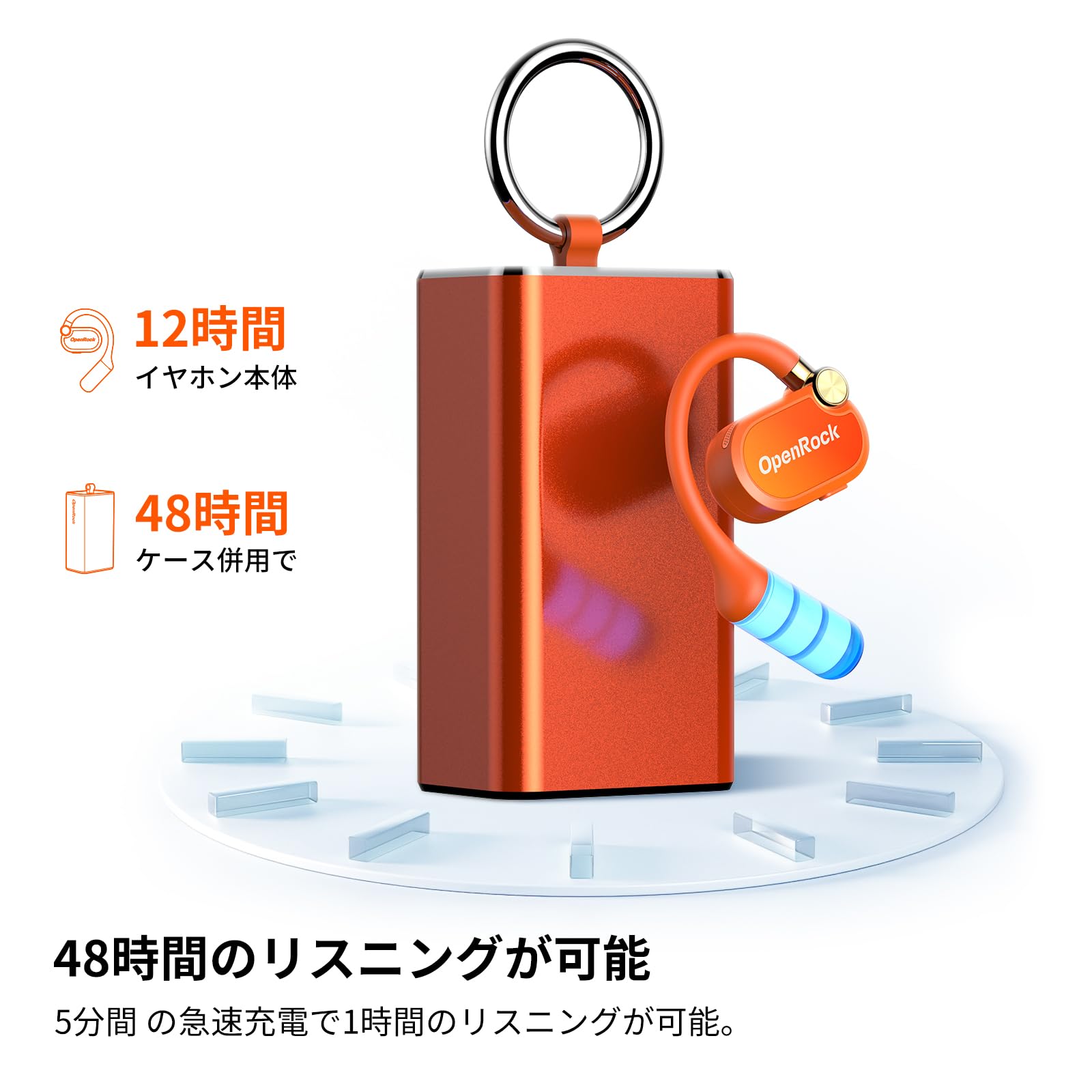 Amazon.co.jp: OpenRock X オープンイヤー Bluetooth5.3 ワイヤレス