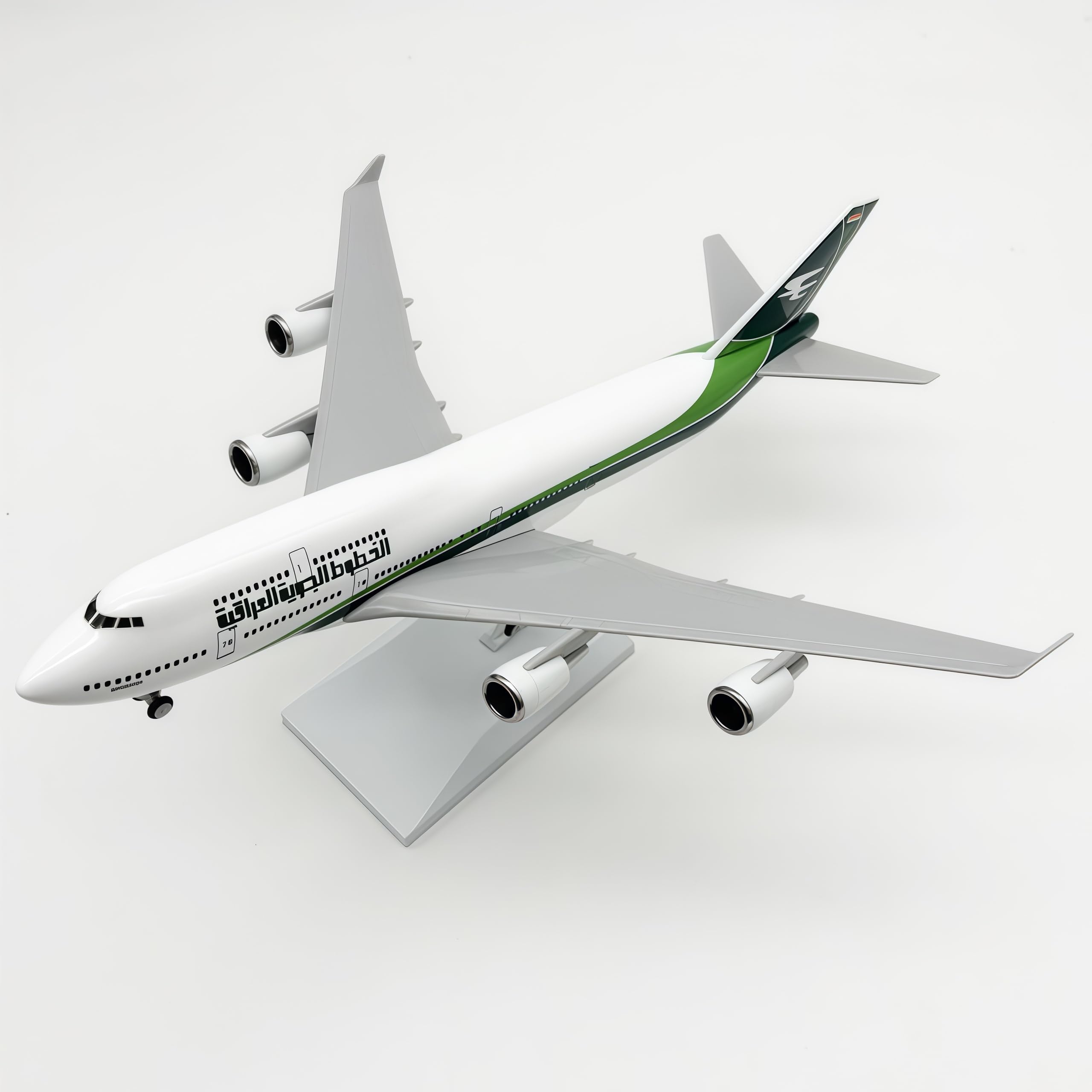 Lgsrsnxhtx B747 Plane Model Iraqi B747 30Cm Diecast Metal Airplane Model Aircraft Model With Stand For Aviation Enthusiast Gift,Model Aircraft Collection