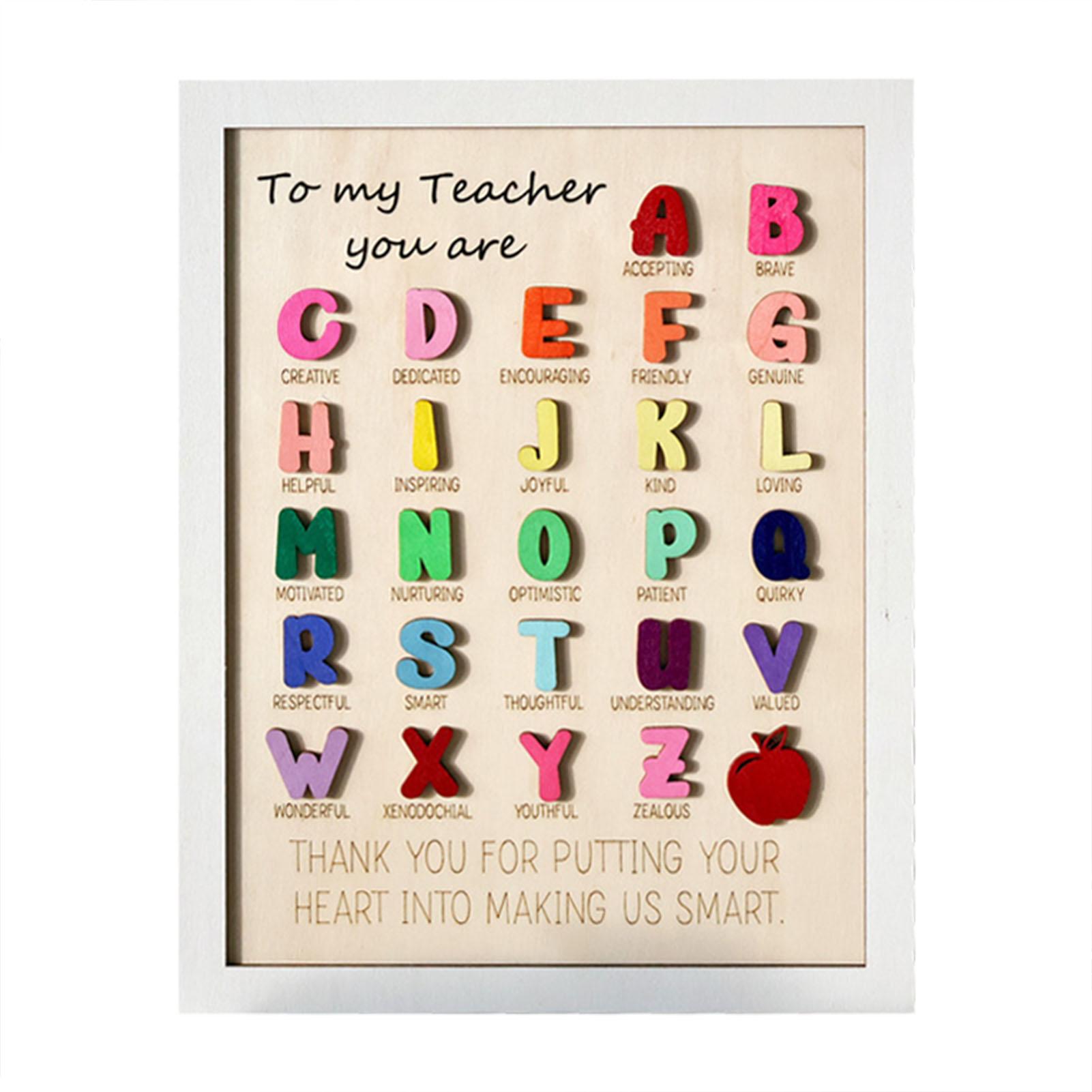 Regalo Di Ringraziamento Per Insegnanti – Ornamento Acrilico Con Scritta 'It Takes A Big Heart' – Gioiello Da Scrivania Per Maestre