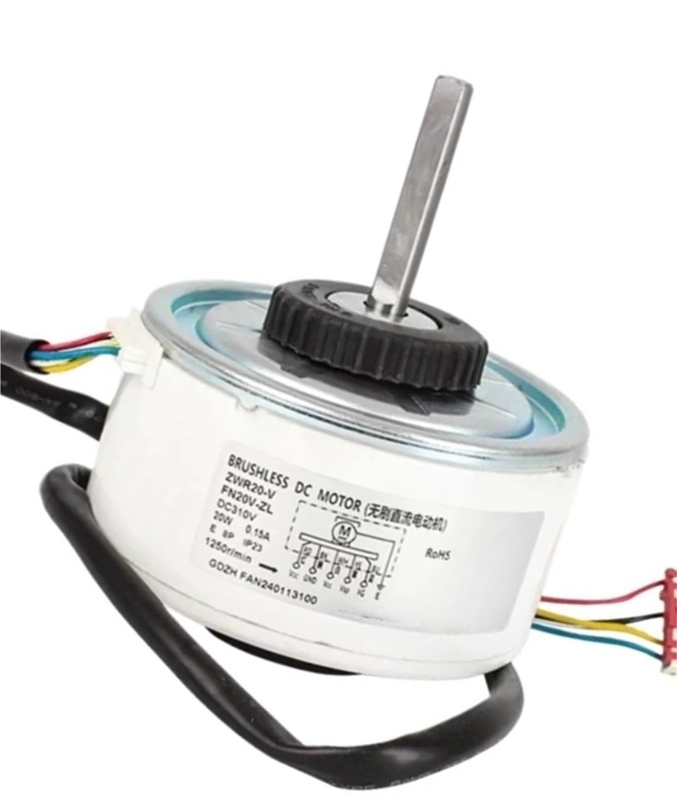 FN20V-ZL Brushless Motor 20W DC310V Air Conditioner Fan Motor Replacement Part for Gr.ee ZWR20-V AC Units