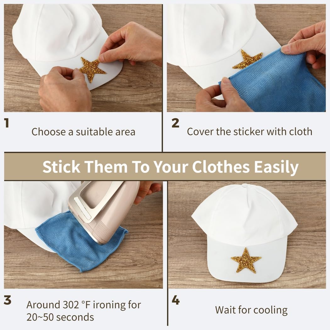 120 sztuk naszywek w kształcie gwiazd z kryształami górskimi, naszywki w kształcie gwiazd z brokatem strasu, naklejki na ubrania, DIY, dekoracja odzieży, cztery rozmiary