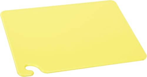San Jamar CB152012YL Tabla de cortar amarilla de 20 pulgadas de ancho x 15 pulgadas de alto x 12 pulgadas de profundidad, color amarillo disponible en Yaxa Costa Rica