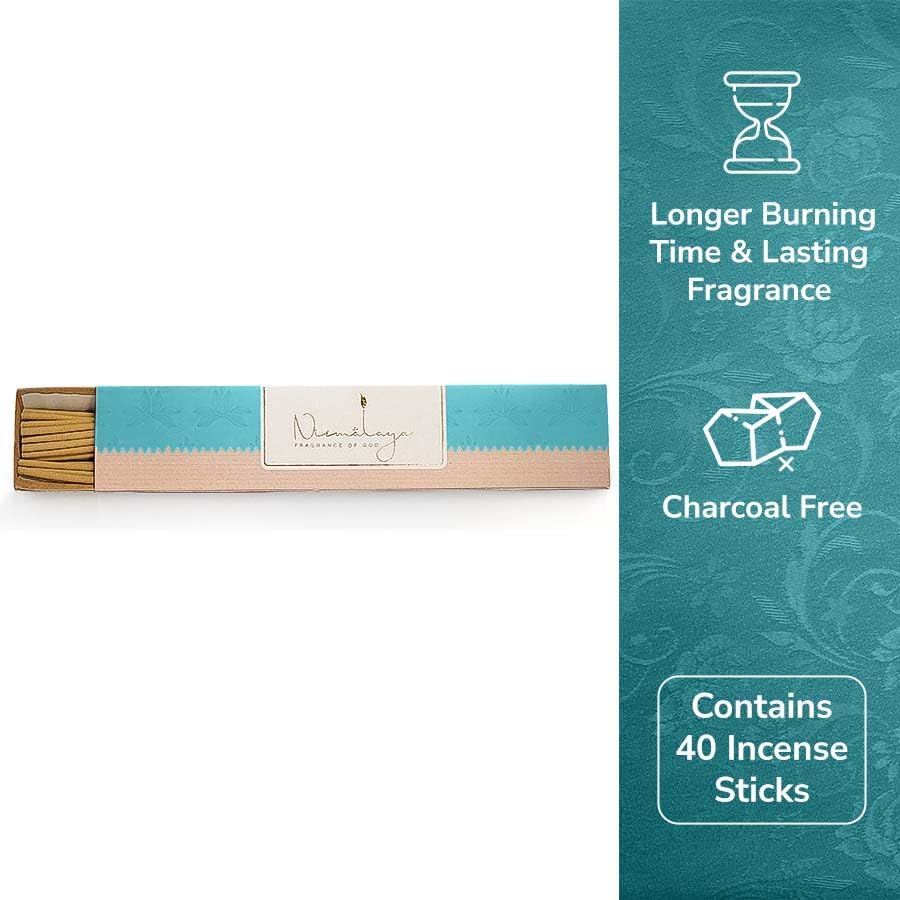 Image of Nirmalaya Premium Forest Wood Incense Combo Pack | 100% Natural Organic | 40 Incense Sticks, 40 Incense Cones, 40 Dhoop Sticks | Long-Lasting Fragrance for Pooja, Meditation & Yoga