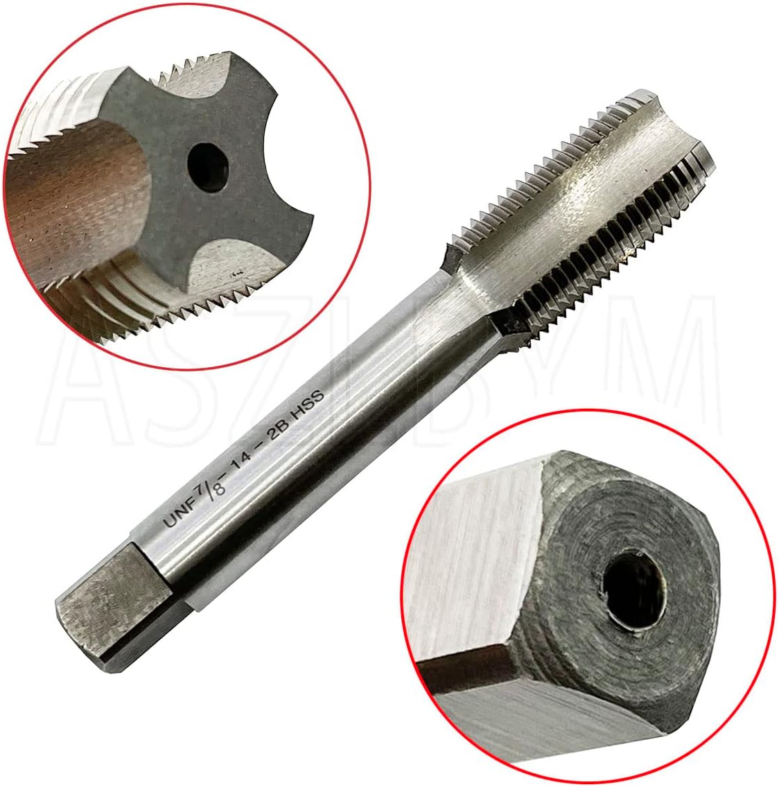 7/8-14 HSS Tap And Die Set， UNF Machine Thread Tap And UNF Round Thread Die Right Hand