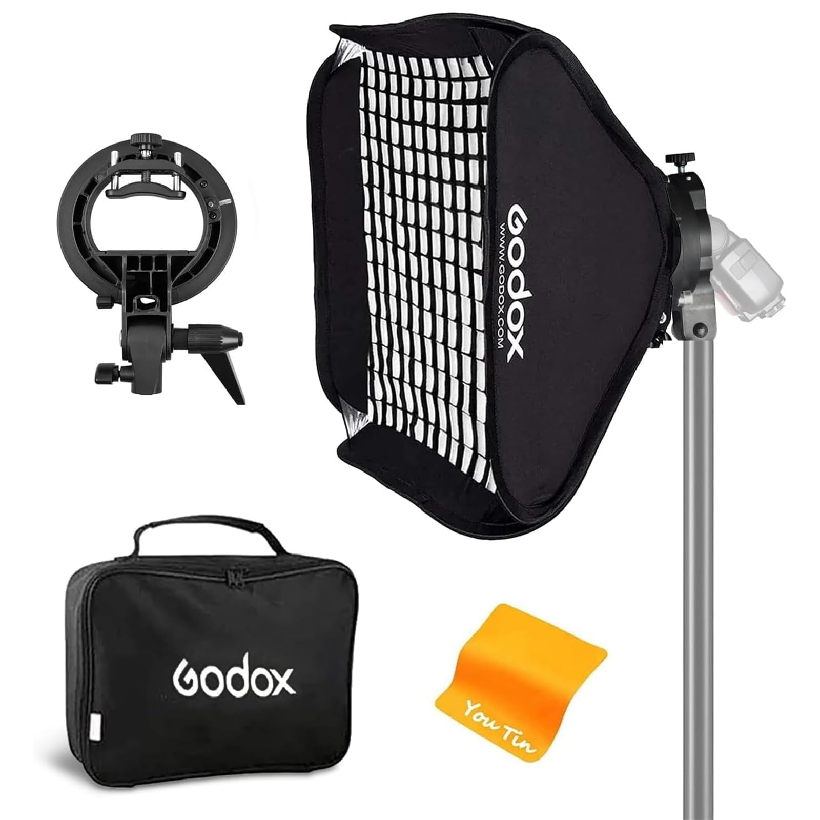 Amazon | GODOXグリッドソフトボックス60×60cm 折りたたみ S型ボウエン