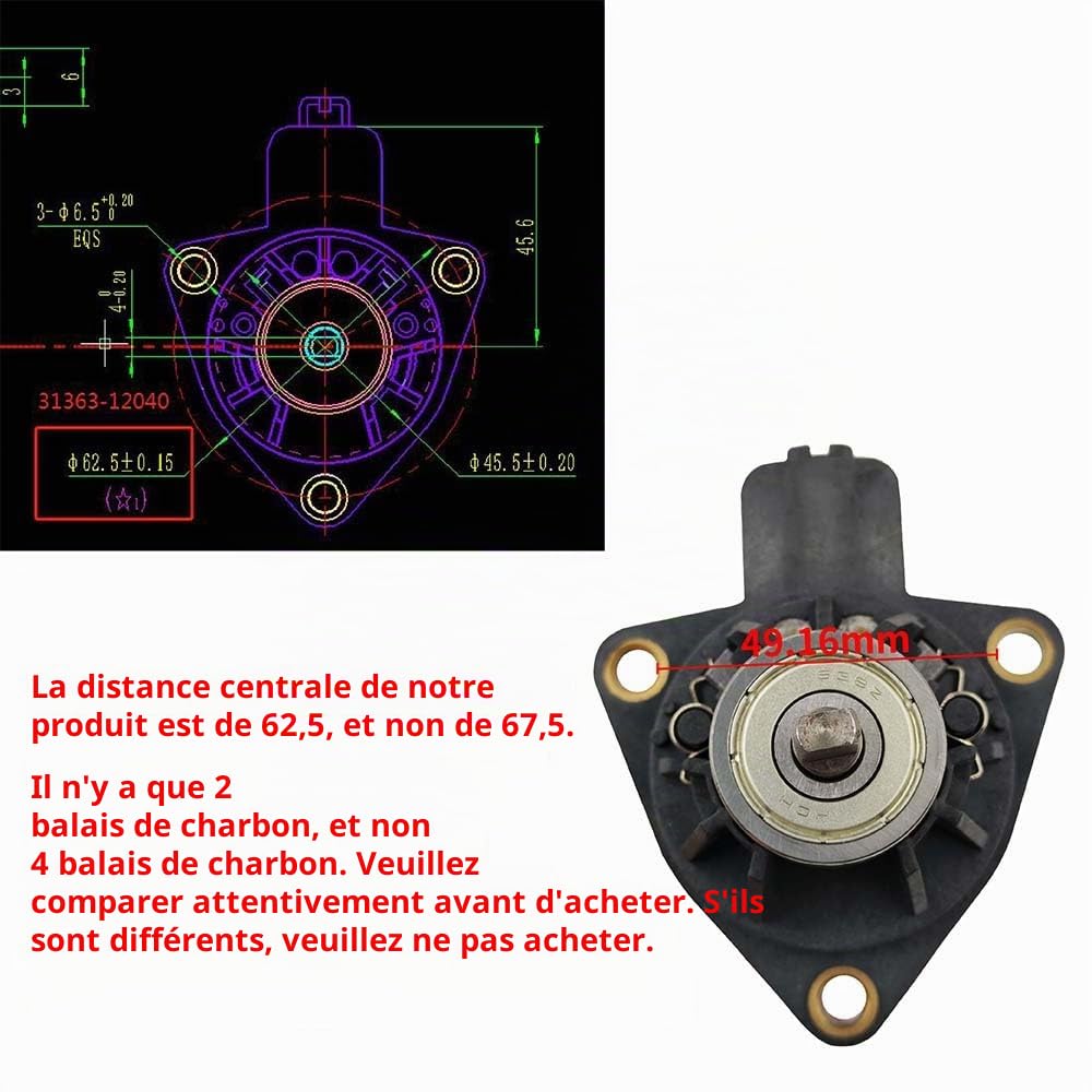 Actionneur d'embrayage Moteur Compatible avec Toyota Yaris Corolla Verso Auris 3136312040