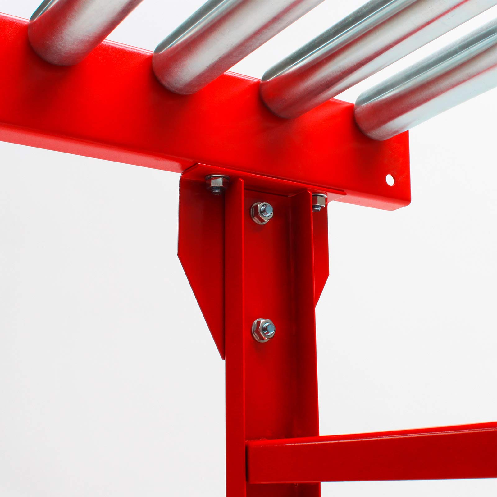 DEMA Rollenbahn RB3000 3 m x 56 cm x 89 cm, Rollbahn, Rollenband, Rollband, Rollentisch, 400 kg Tragkraft, höhenverstellbar, robust, verzinkt, werkstatt, Lager, Logistik