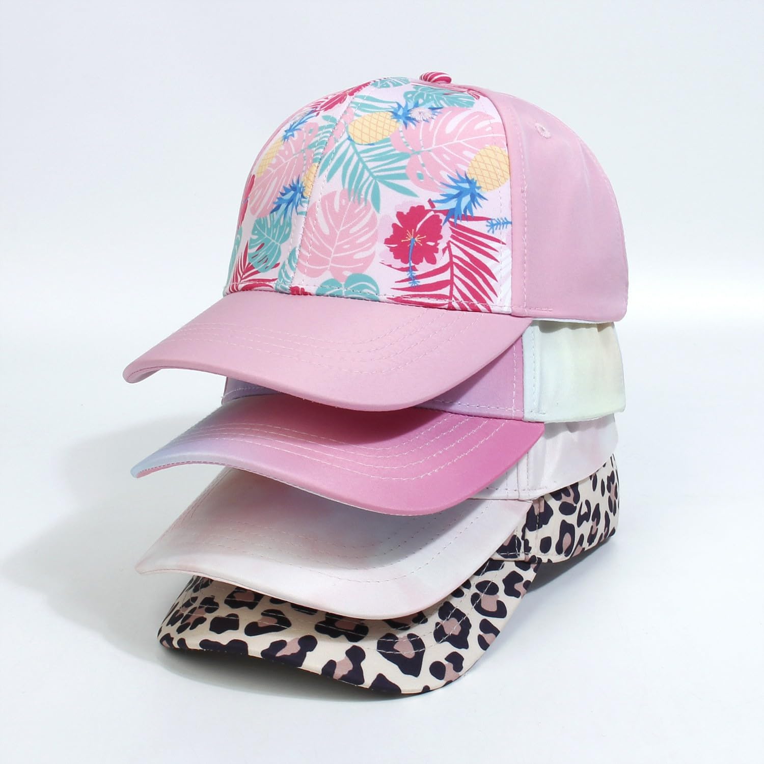 Cappello da baseball unisex per bambini, per il tempo libero, per ragazze, protezione solare, regolabile, estivo, cappello da sole per le ragazze, 3-10 anni