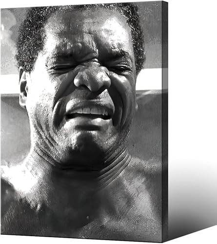 Vista 25 de Arte de pared divertido de baño enmarcado en negro - Póster de película de hijo y padre para decoración de pared de baño - Impresiones en lienzo