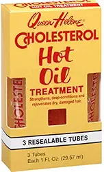 Para Laboratories Queen Helene Colesterol Tratamento de óleo quente em tubos resseláveis, tubos de 3 a 29,57 ml