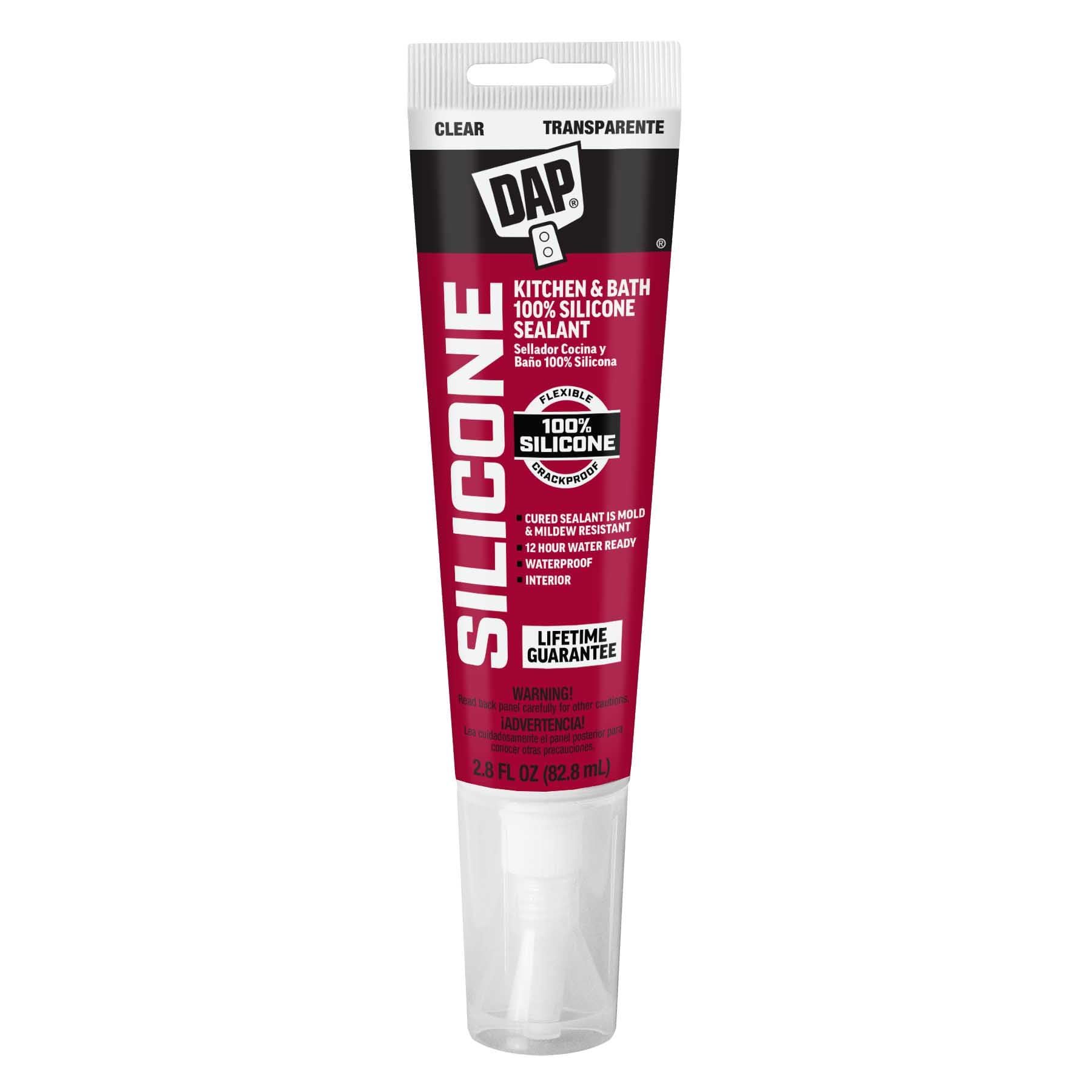 DAP Black 100% Silicone Gasket Maker - 2.8 Oz Tube, Forms Flexible, Waterproof Rubber Gaskets