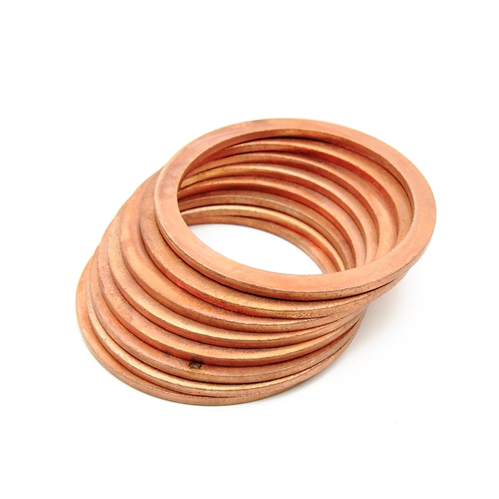 Platte ring.Koper platte ring M13 afdichting pakking