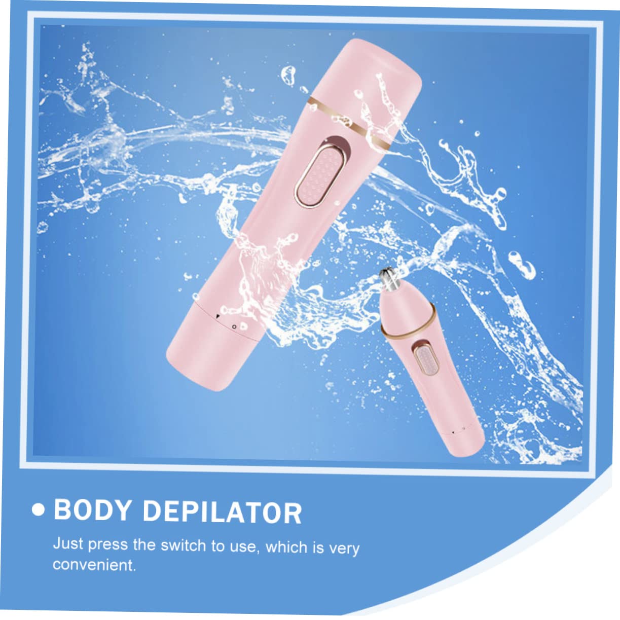 2 Juegos Recortadora de Corporal USB para Mujeres Afeitadora Eléctrica Portátil y Multifuncional para Brazos y Ligero Usar