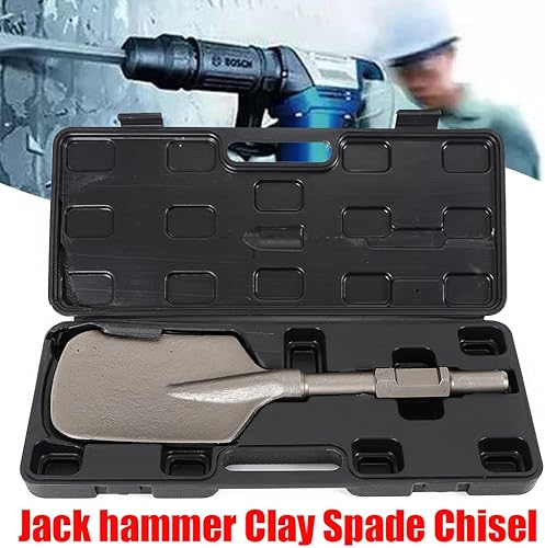 Miniatura 4 de Jack Hammer - Cincel de pala de arcilla, martillo de demolición de piedra de hormigón, pala de cincel de arcilla eléctrica para 65/95 Jack Hammer de