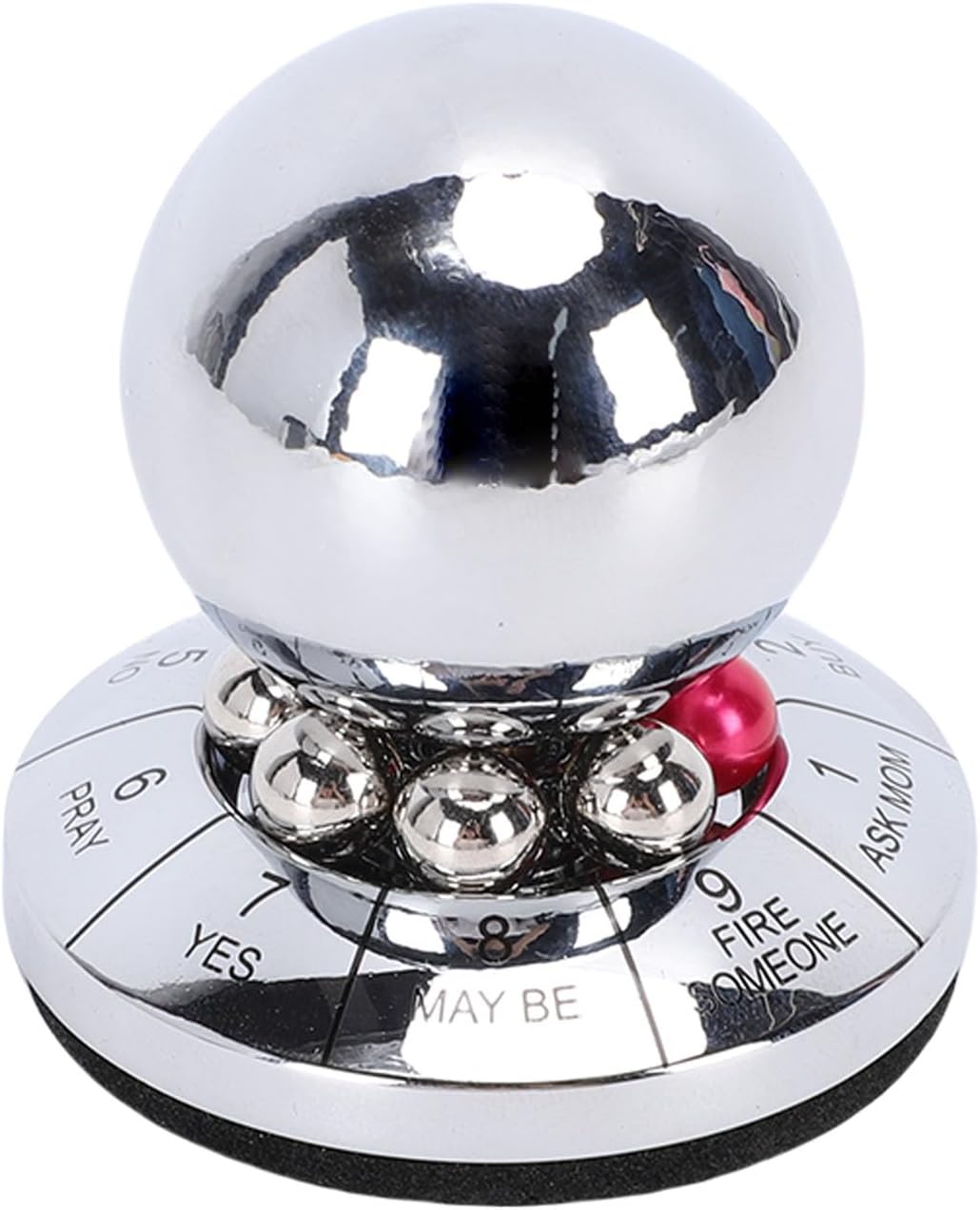JTLB Decision Maker Ball Rotating Stress Relief Decompression Metal Fate Decision Ball for Home Office