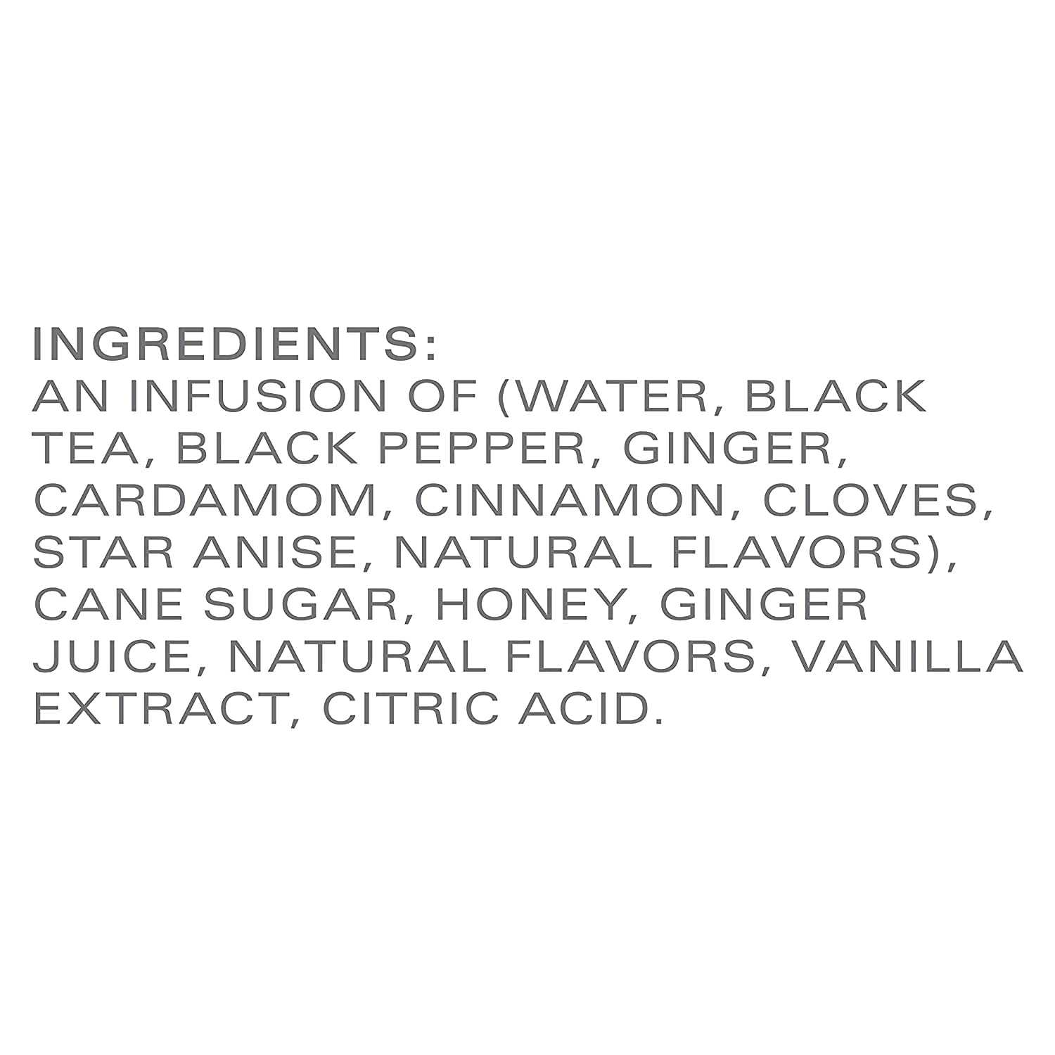 Starbucks Classic Chai Tea Concentrate Highly Concentrated Spiced