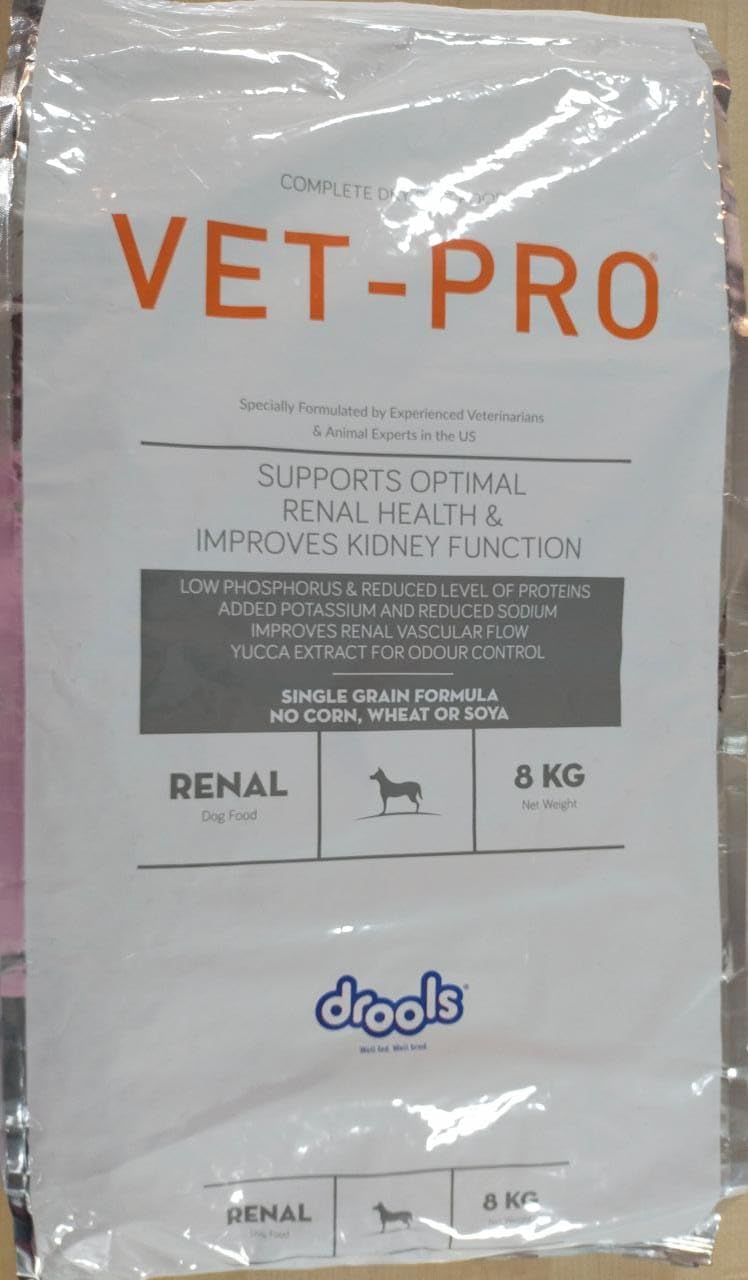 Vet Pro Renal Dry Dog Food 8Kg - All Life Stages (B0C8G992DN) Amazon Price History, Amazon Price Tracker