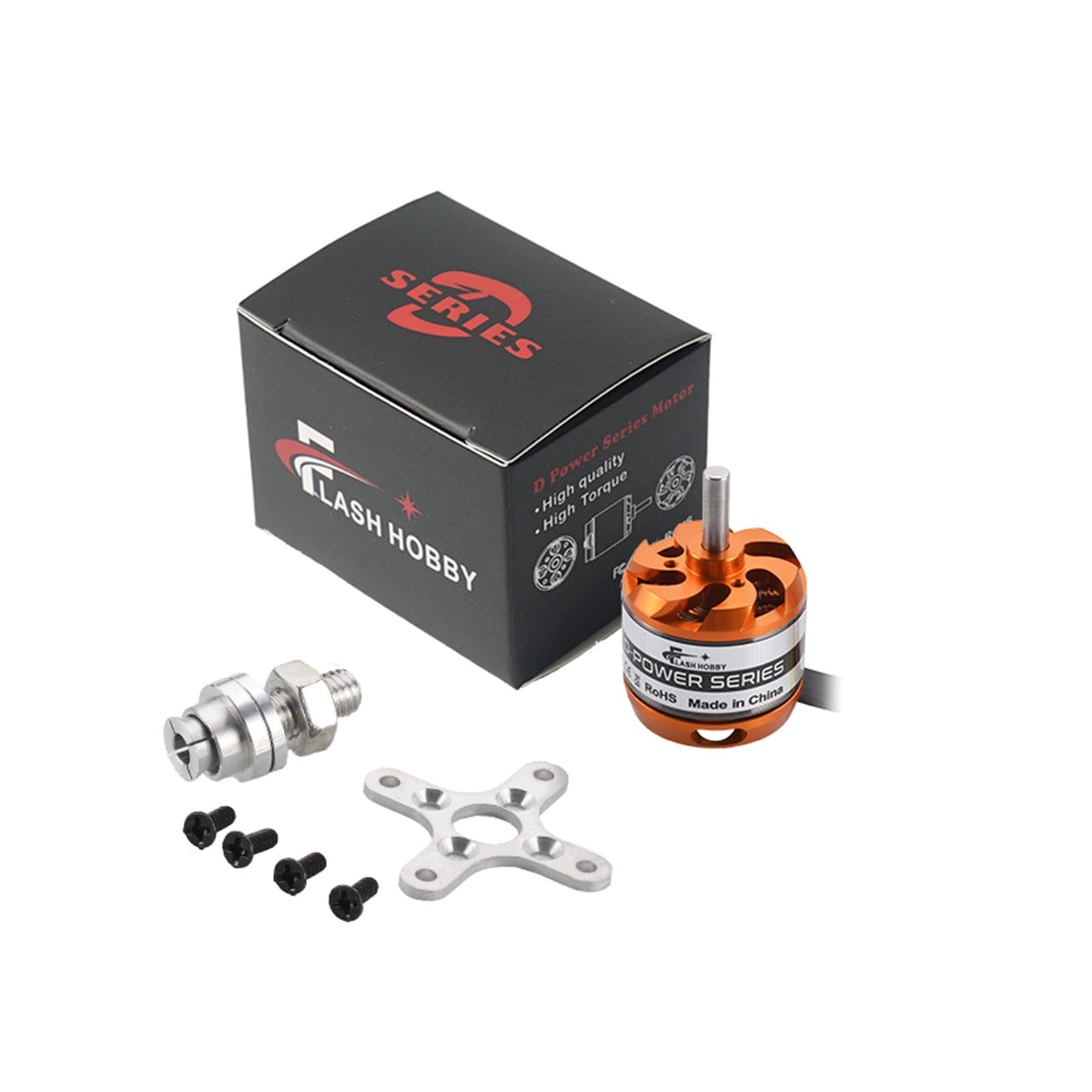 FLASH HOBBY D3536 1000KV Brushless Outrunner Motor with 2-4s Lipo (1000kv)