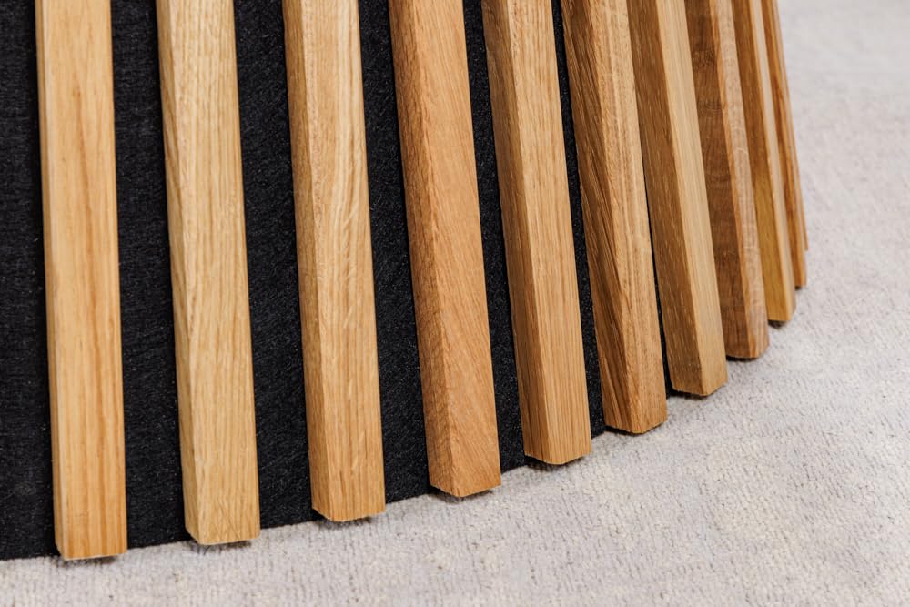 Esstisch VALHALLA WOOD 120cm - natur - Eichenholz - vielseitig einsetzbar | Inklusive Bodenschutz aus Filz, für ca. 4 Personen geeignet, stabile Konstruktion, Eichenholzgestell