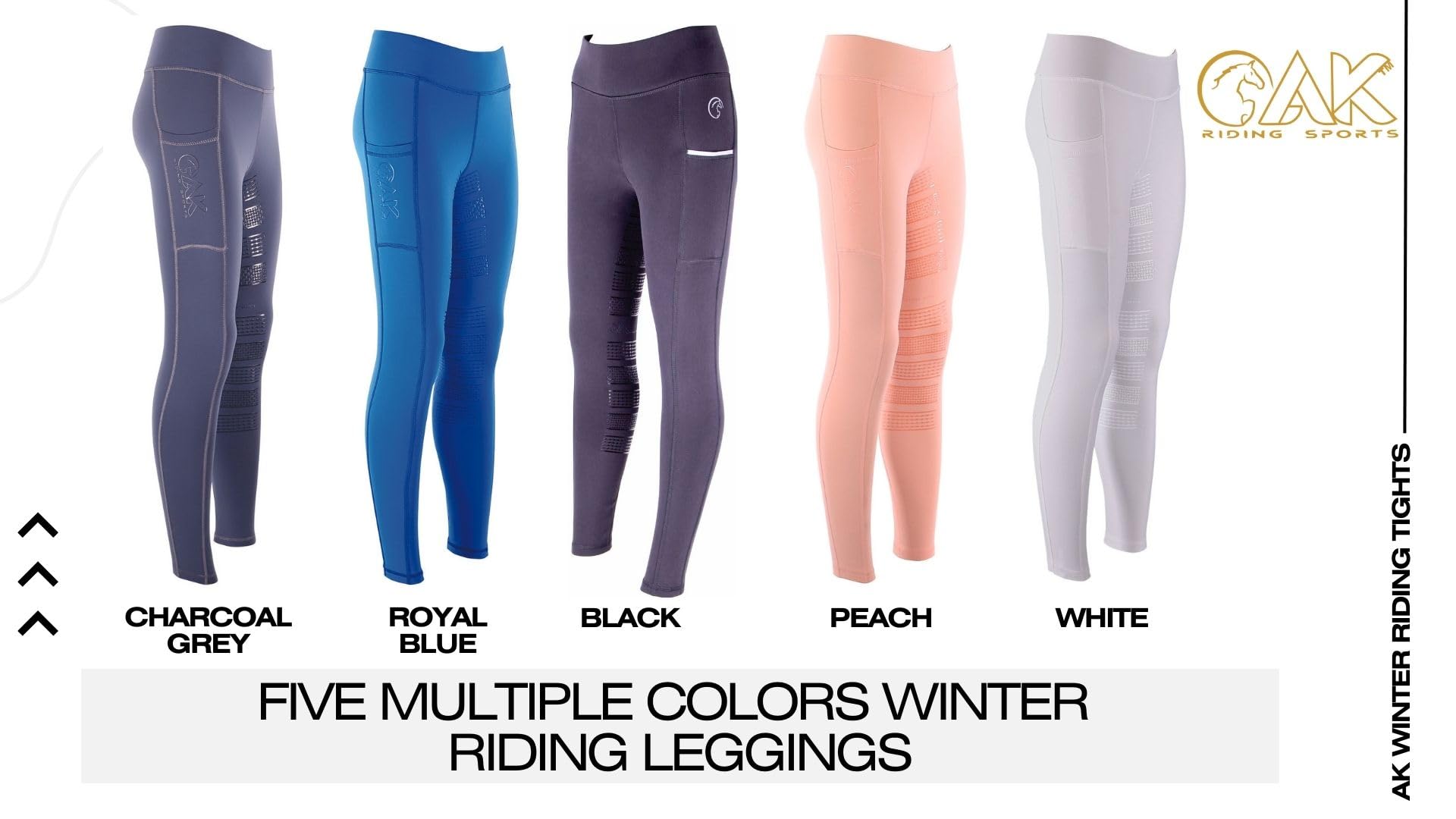 AK Wintex AKRS-6054 Winter-Reitstrumpfhose/Leggings/Reithose mit Silikongriff