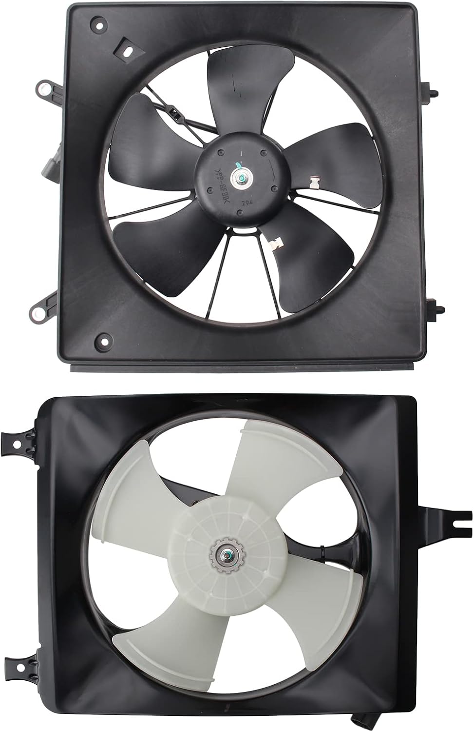 AUTOKAY Cooling Fan Assembly Set, Left & Right Radiator Cooling Fan Assembly for Honda Accord 1998-2002 2.3L, 2 Pcs