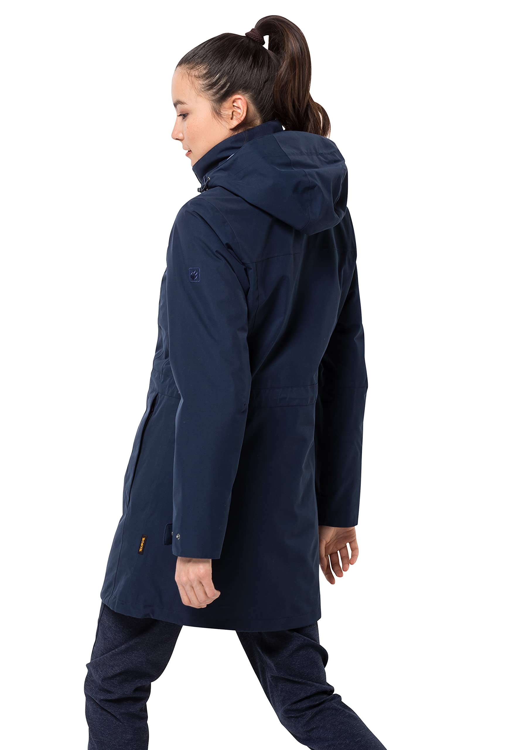 Jack Wolfskin Damen Ottawa Coat Wasserdichter 3in1 Mantel, Midnight Blue, XS EU – Ansicht 2