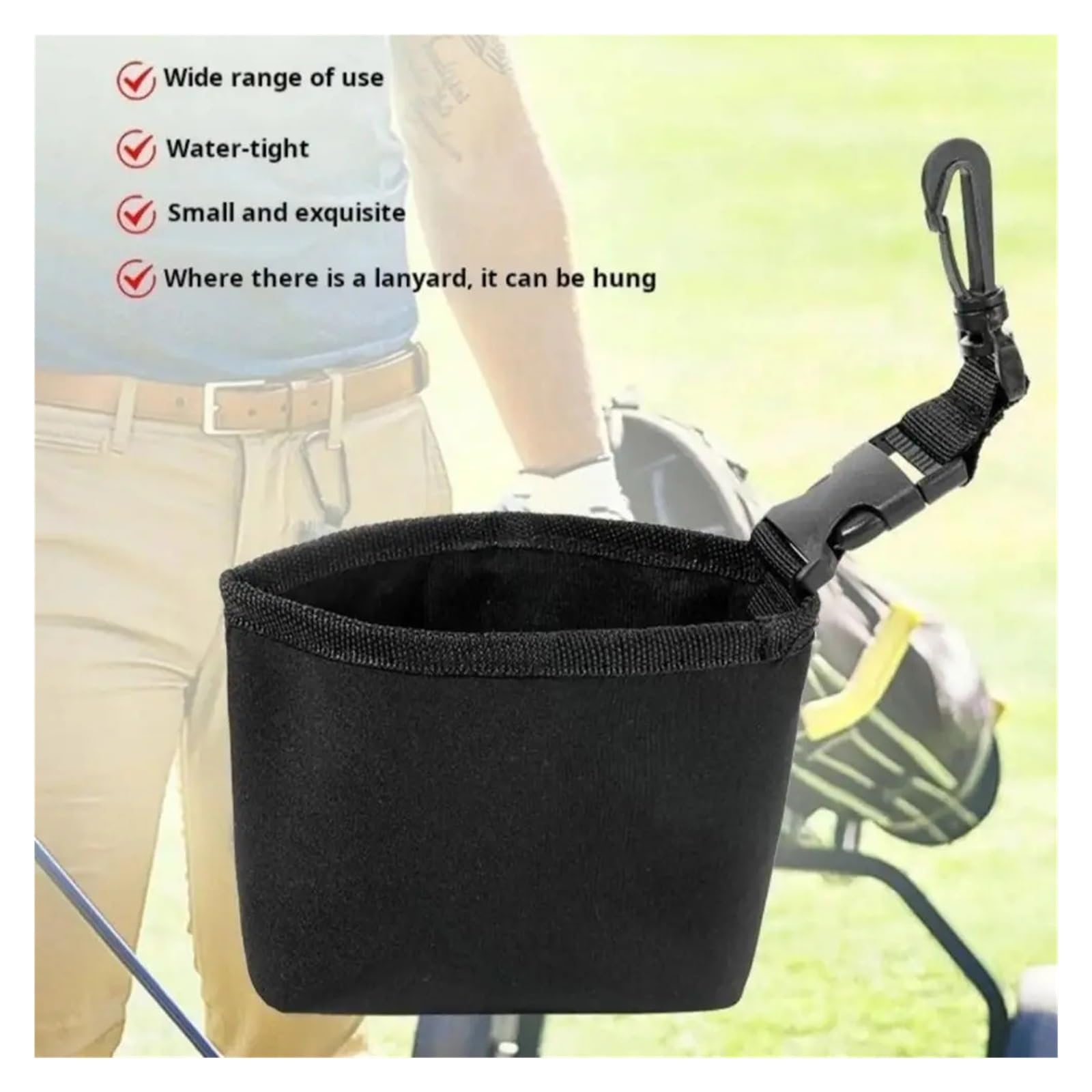 Bolsa de Limpieza portátil for Palos Golf con Tela