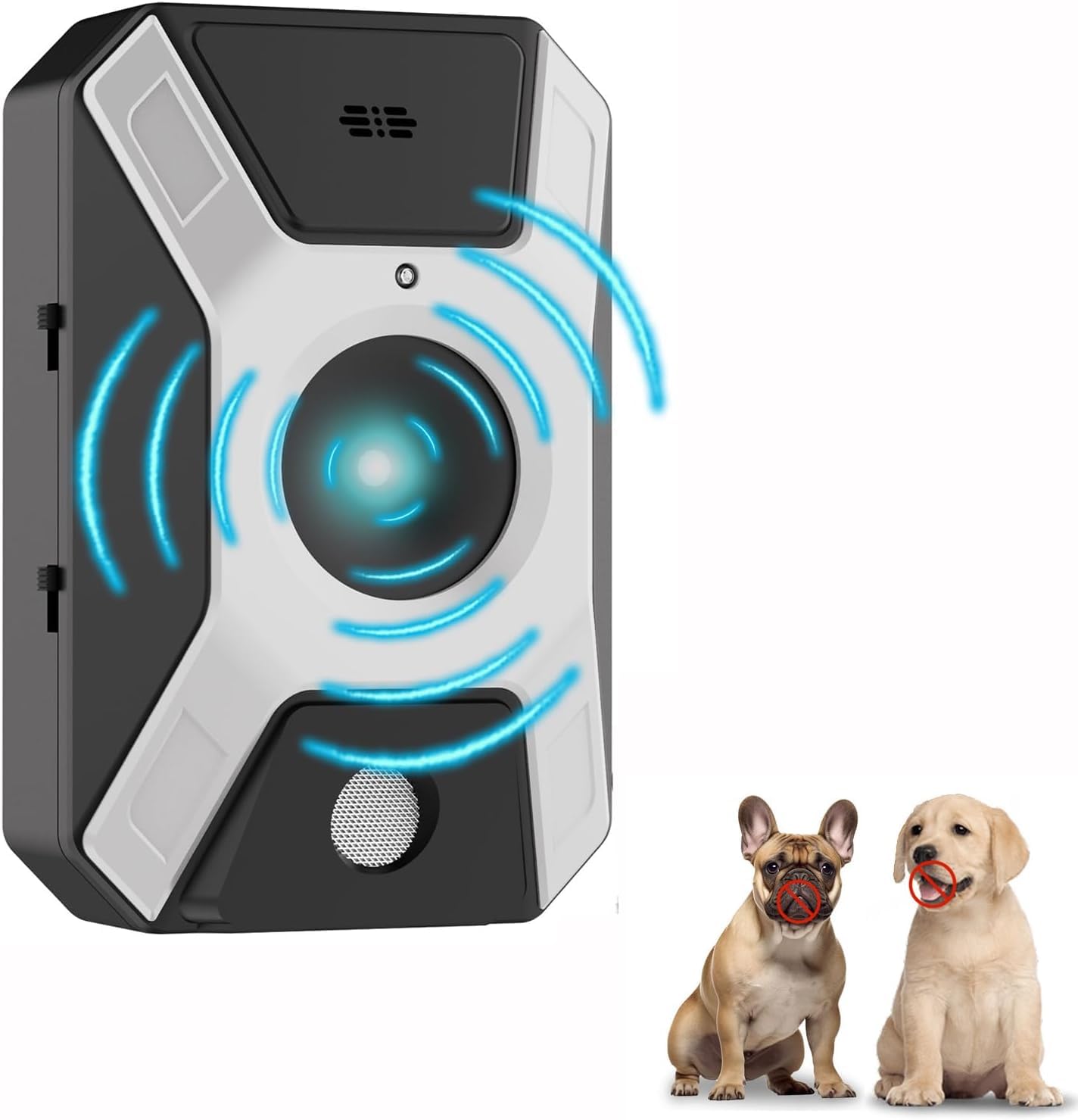 Silbato ultrasónico para Perros, 3 Niveles Ajustables, frecuencia Anti aboiement pour Chien, Silbato ultrasónico para Perros Interiores y Exteriores, antiladridos + Perros Grandes y medianos