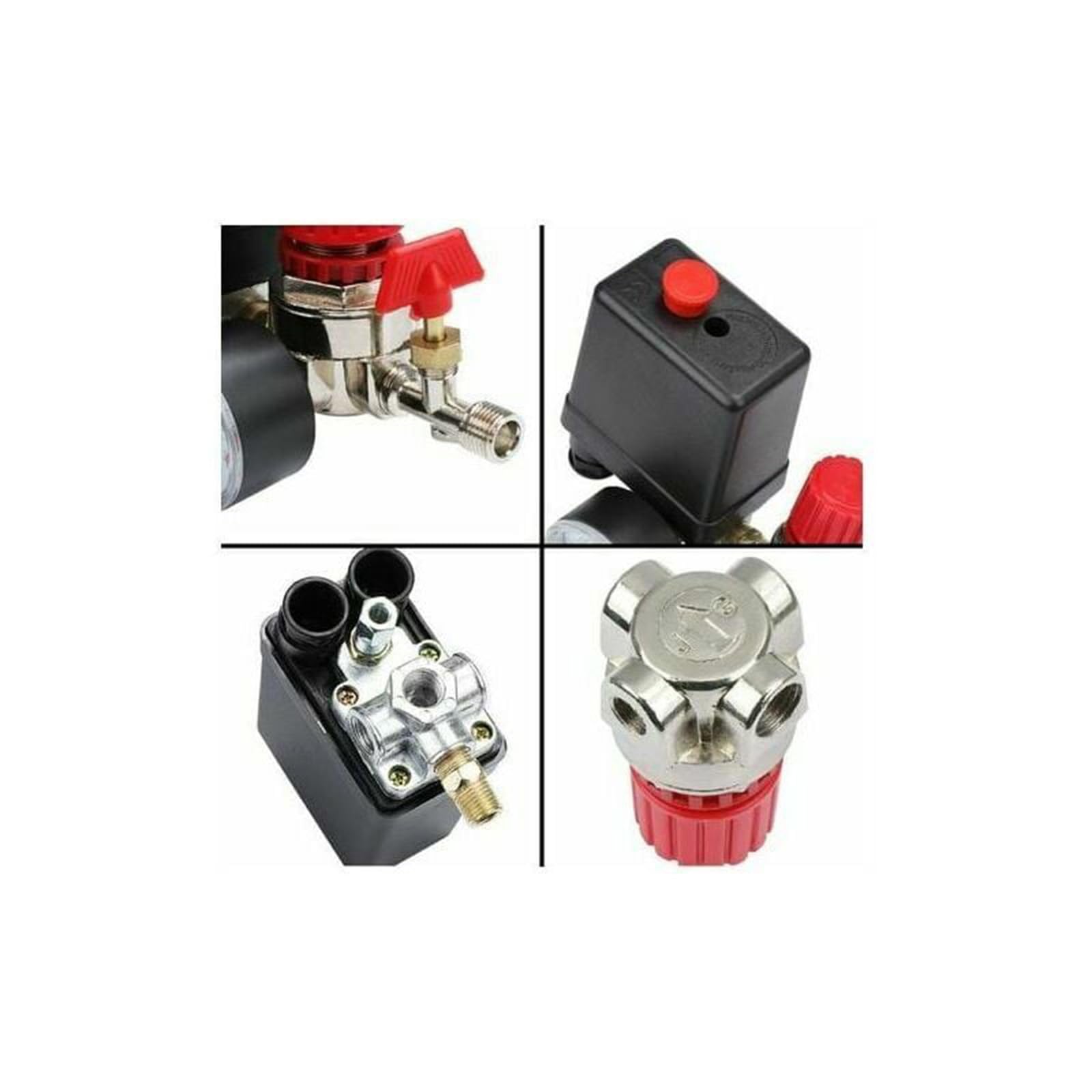 Compresseur d'air pressostat valve pressostat compresseur d'air avec manomètre régulateur,Pressostat Compresseur d'air
