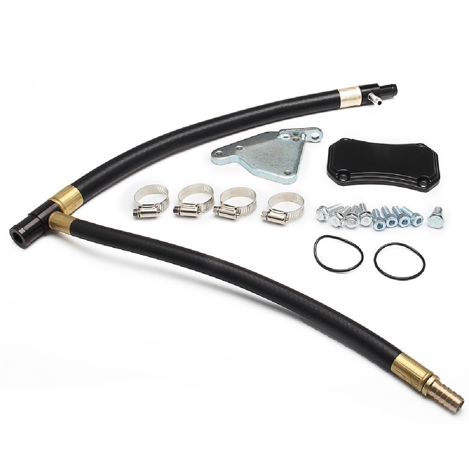 EGR Valve FIt for GMC 6.6L Duramax LML 2011-2015 Silverado Sierra 2500 3500 EGR Cooler KitEGR Valve Cooler Kit Exhaust Gas Recirculation Valve