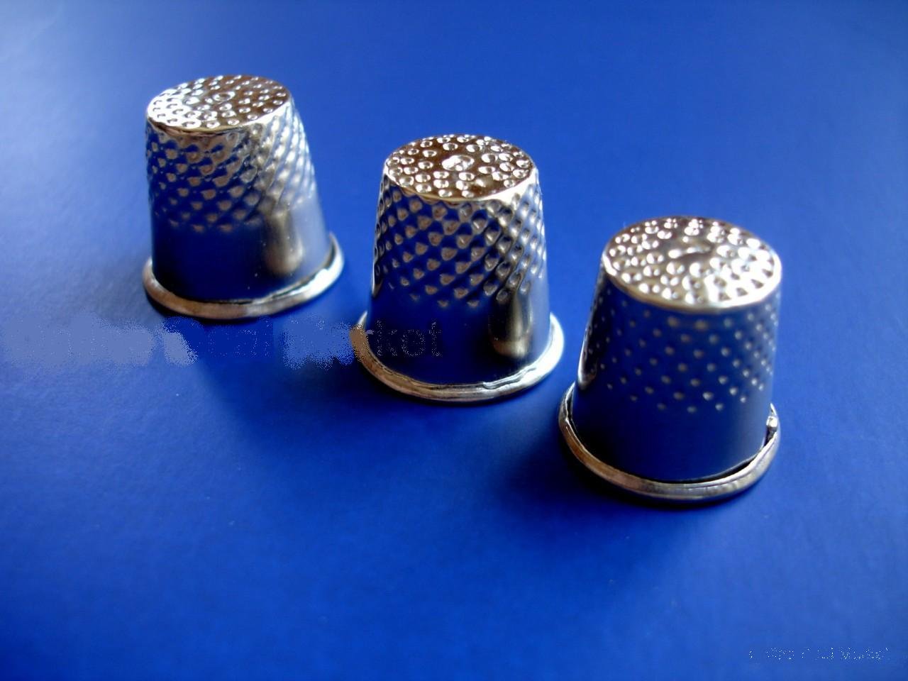 NEW 3 Assorted Size 7 8 & 9 SEWING Thimbles Thimble Safety Quilting
