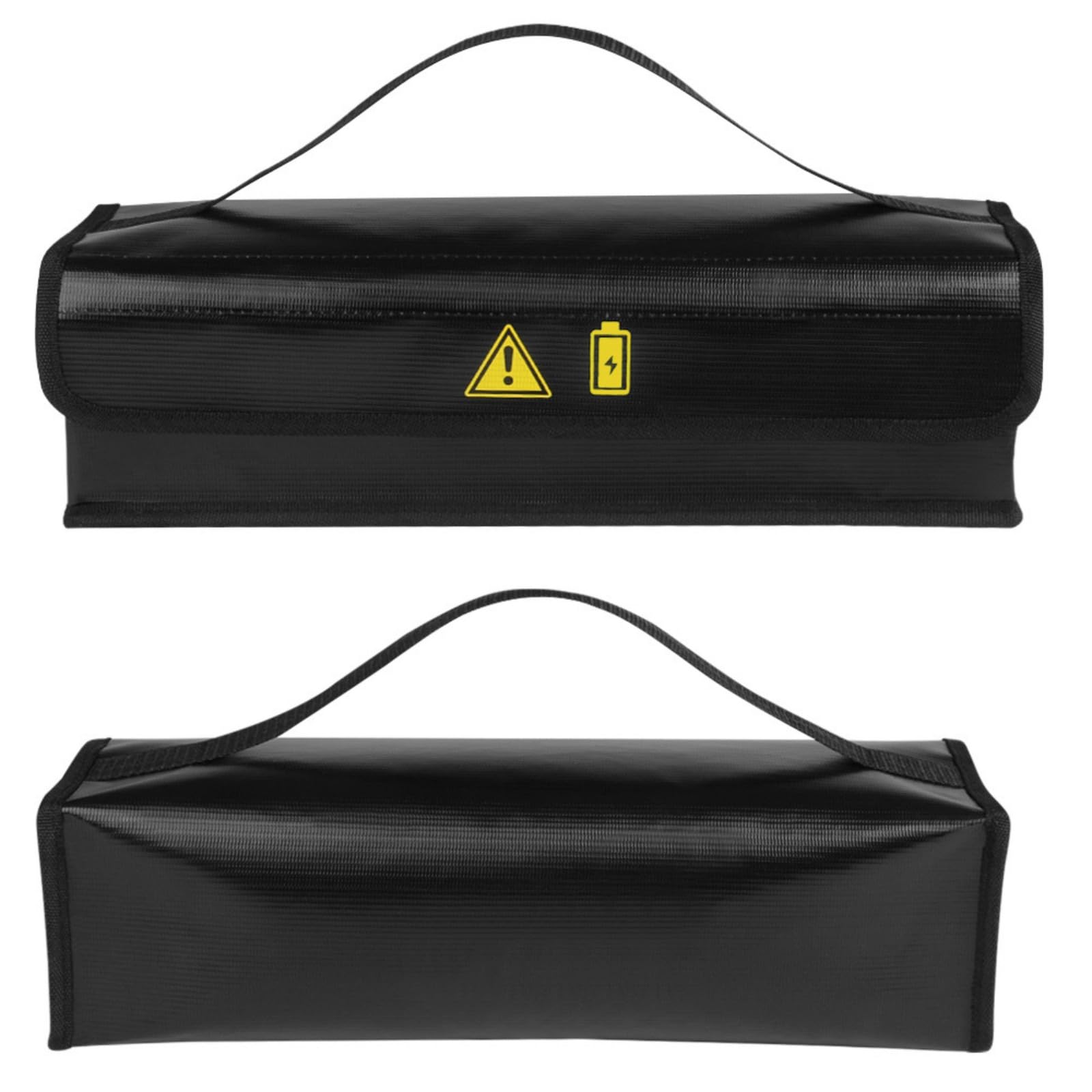 Flammensichere Batterie Aufbewahrungstasche, verdickte Schicht, feuerbeständig, leichtes Design mit glatten Reißverschlüssen für Drohnen, tragbare, flammensichere Batterie Sicherheitstasche